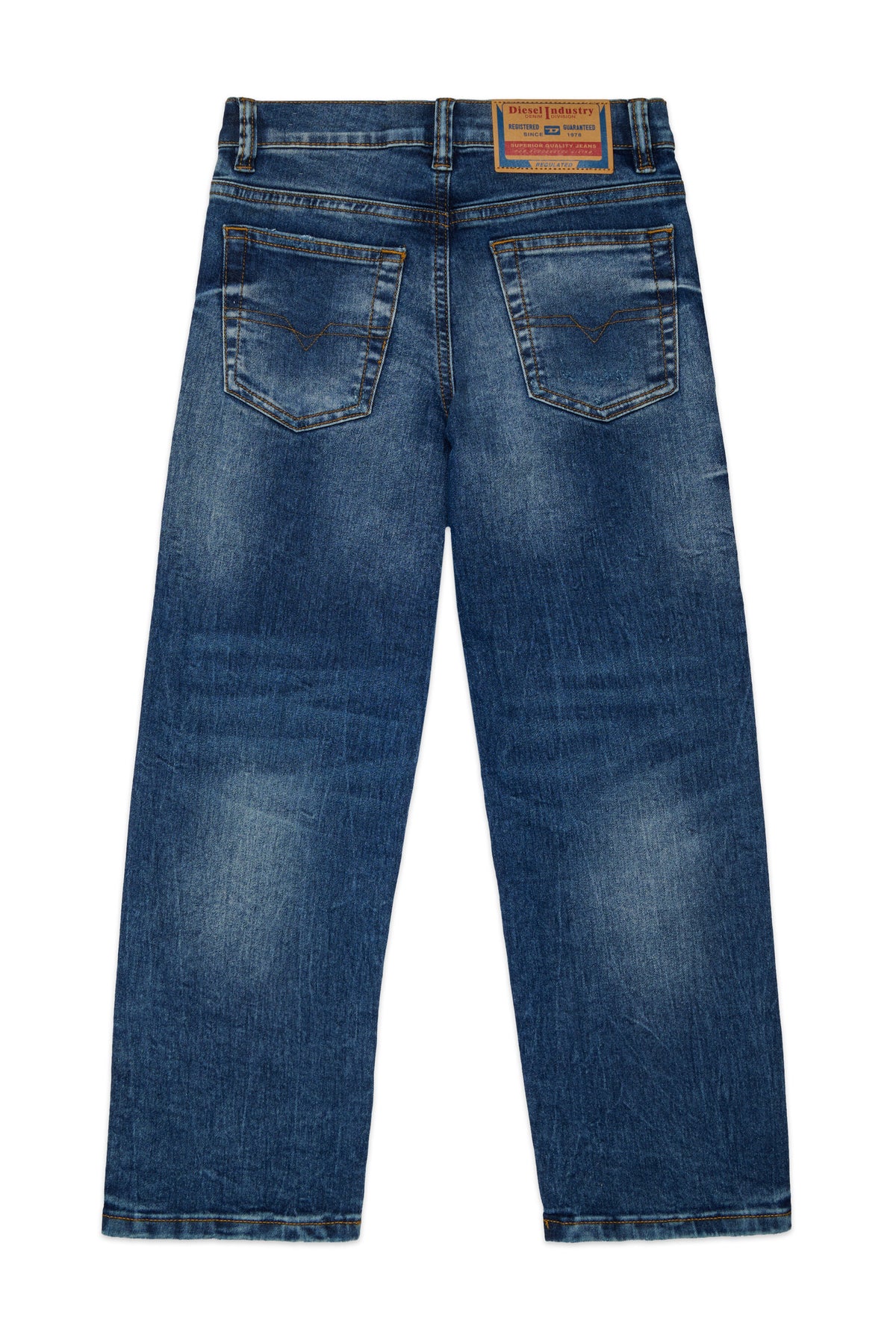 Medium blue relaxed fit jeans