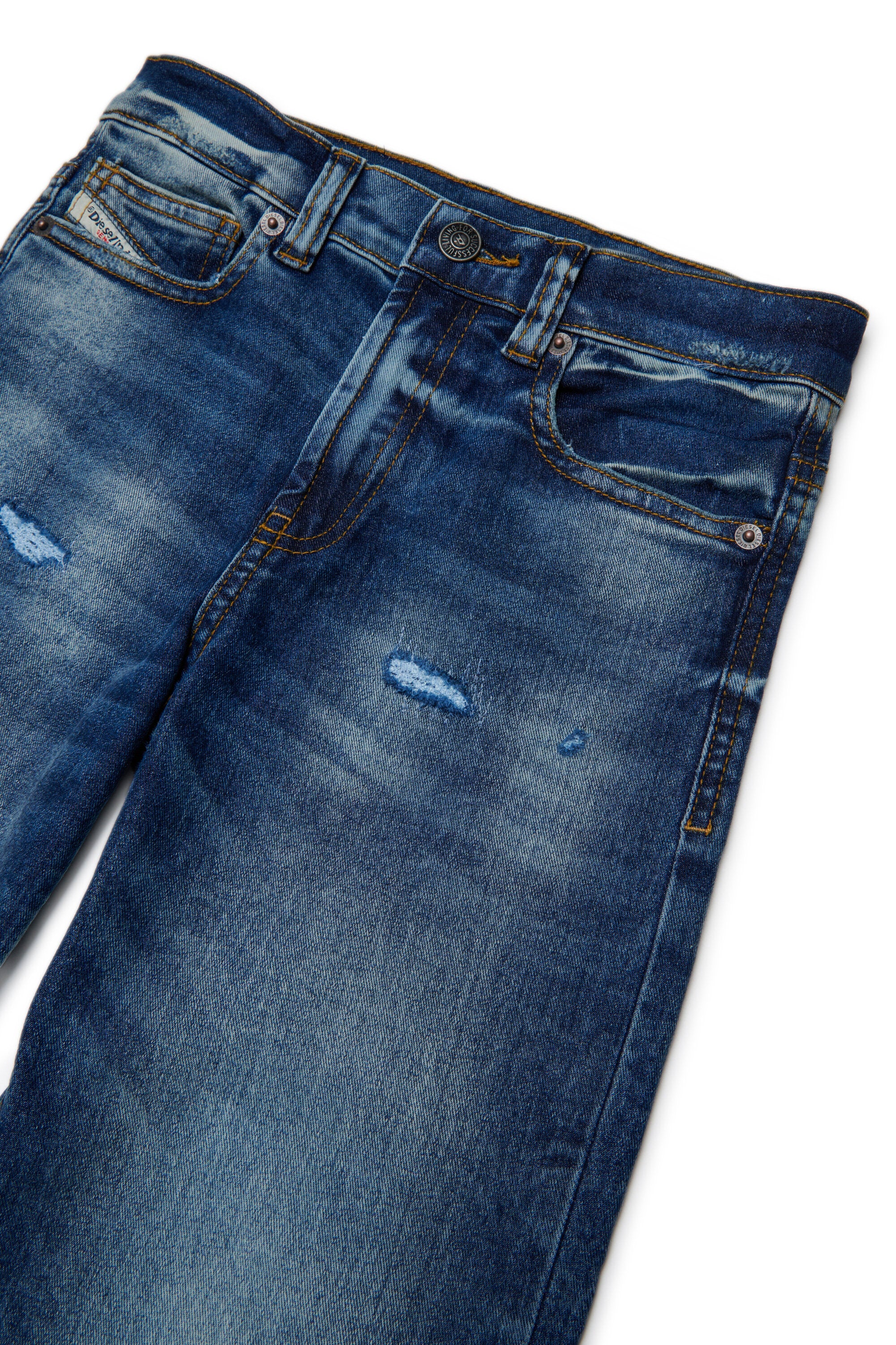 Medium blue relaxed fit jeans