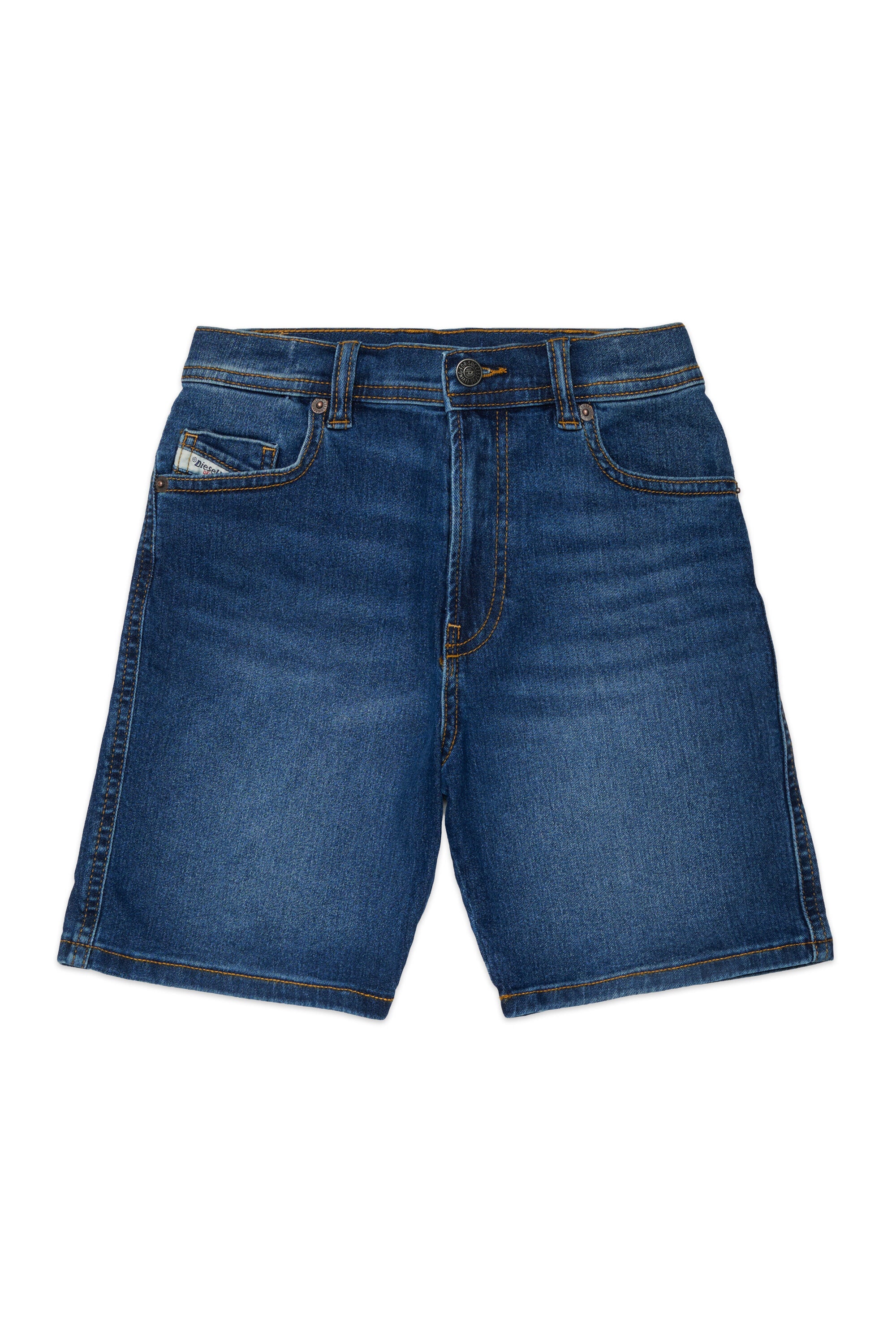 Five-pocket denim shorts