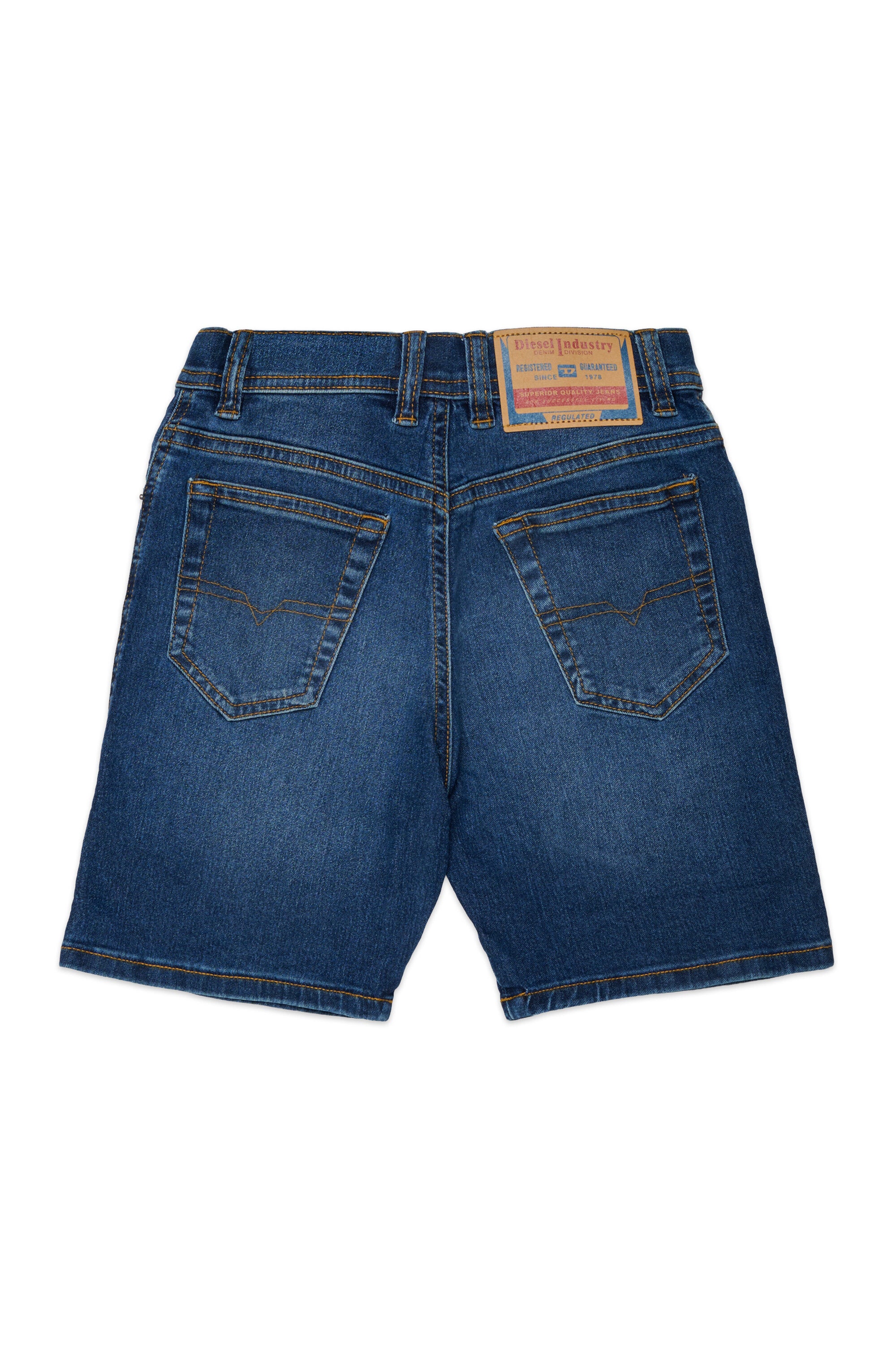 Five-pocket denim shorts