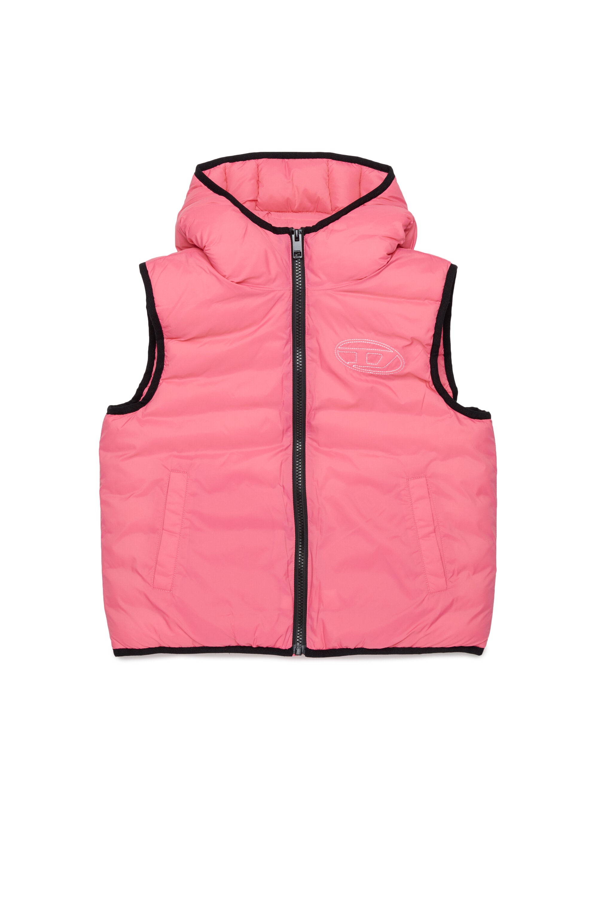 Lightweight padded vest with logo