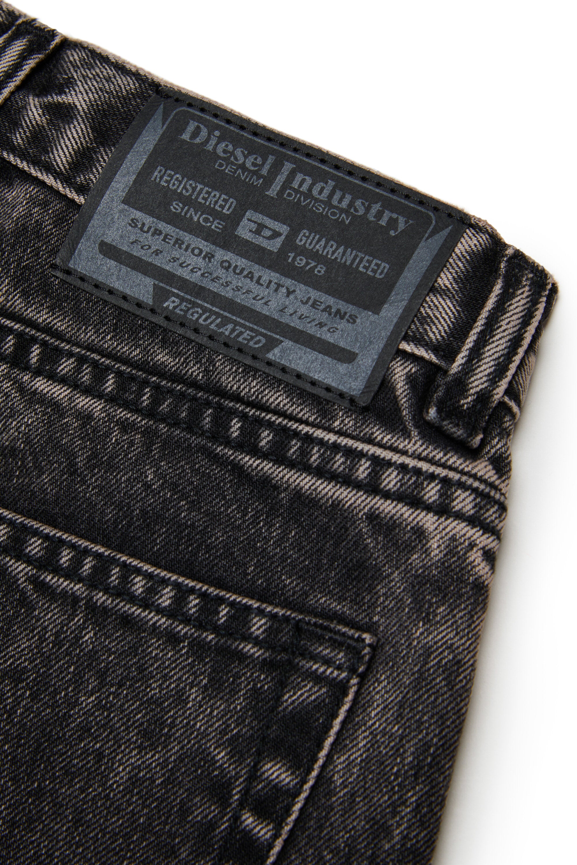 Relaxed fit gray wash jeans - D-Milty