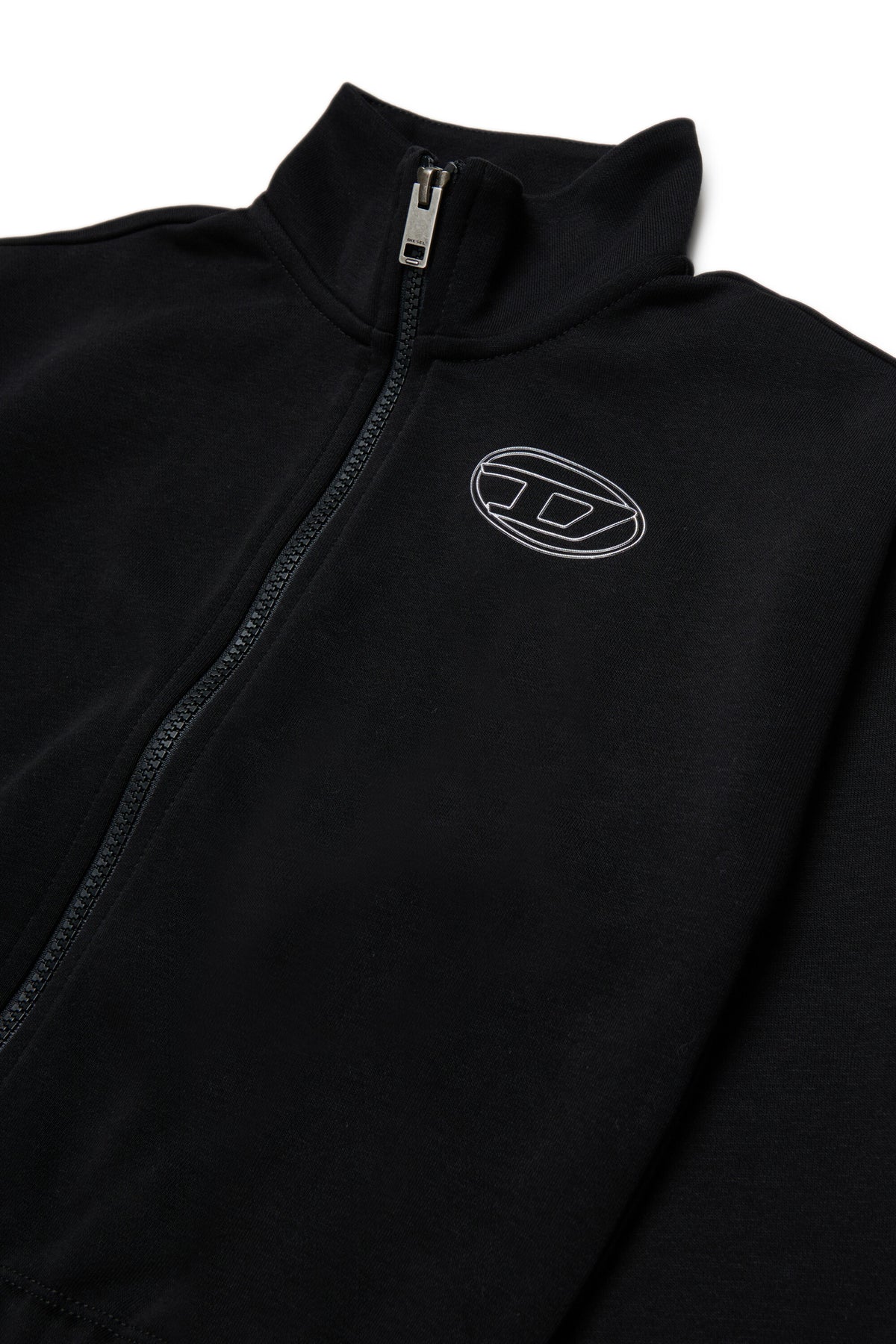 Zip sweatshirt with logo