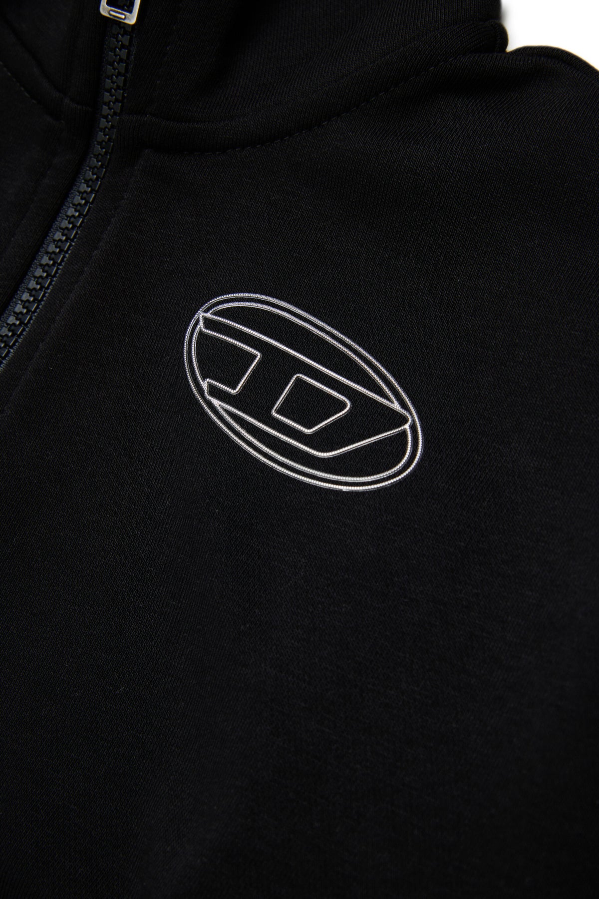 Zip sweatshirt with logo