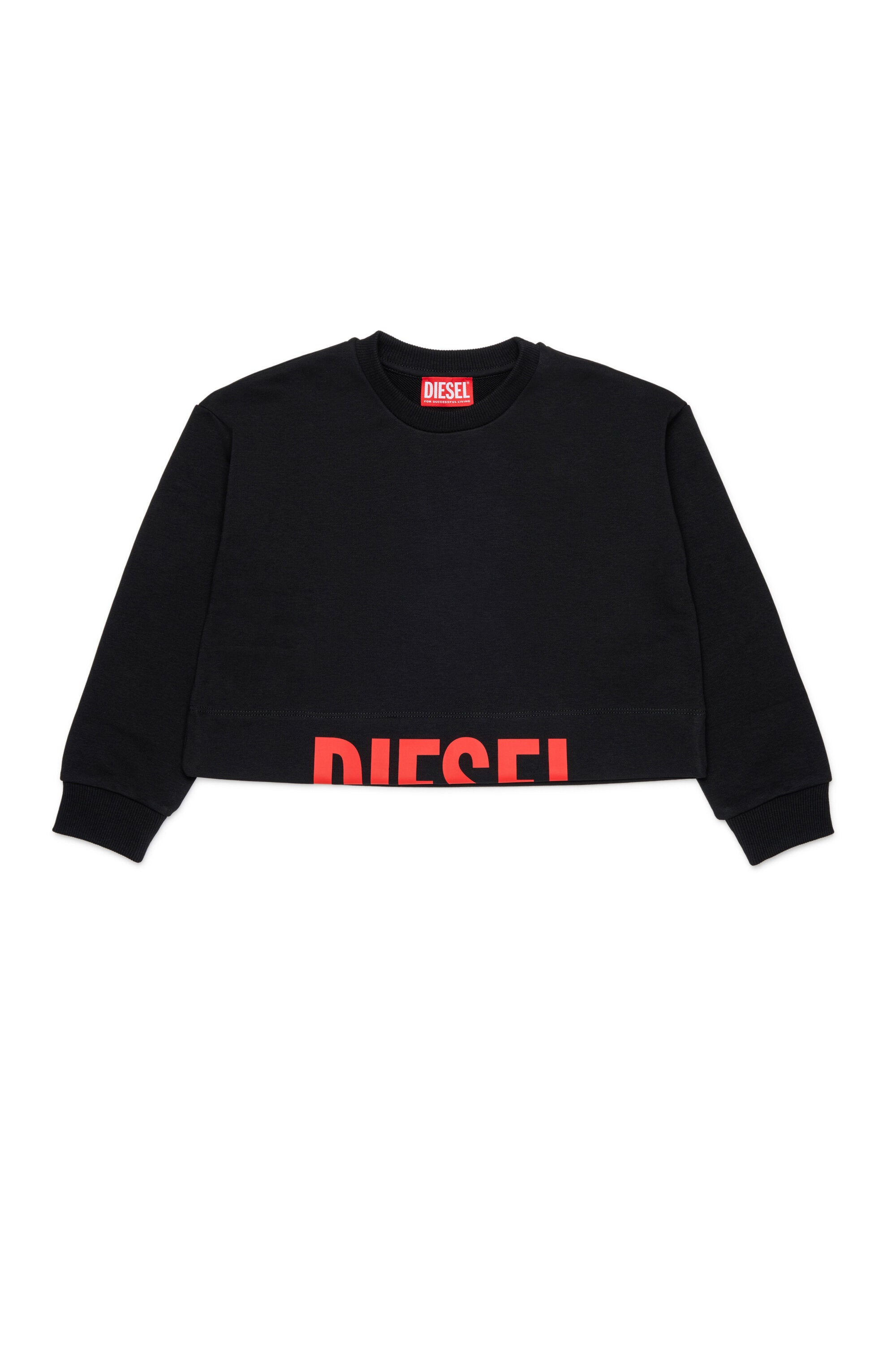 Crew-neck sweatshirt with logo