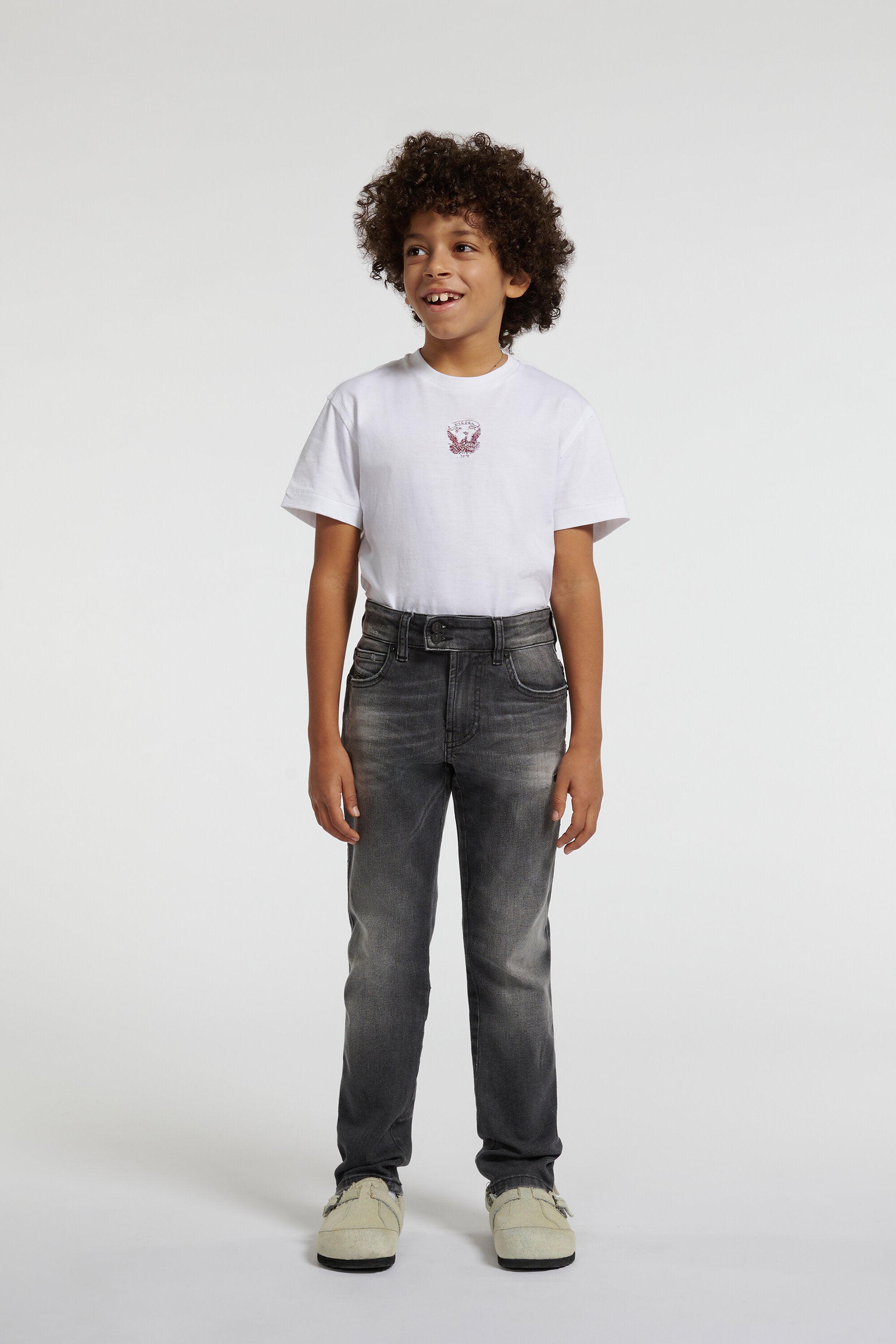 Slim fit jeans in black wash - D-Veel