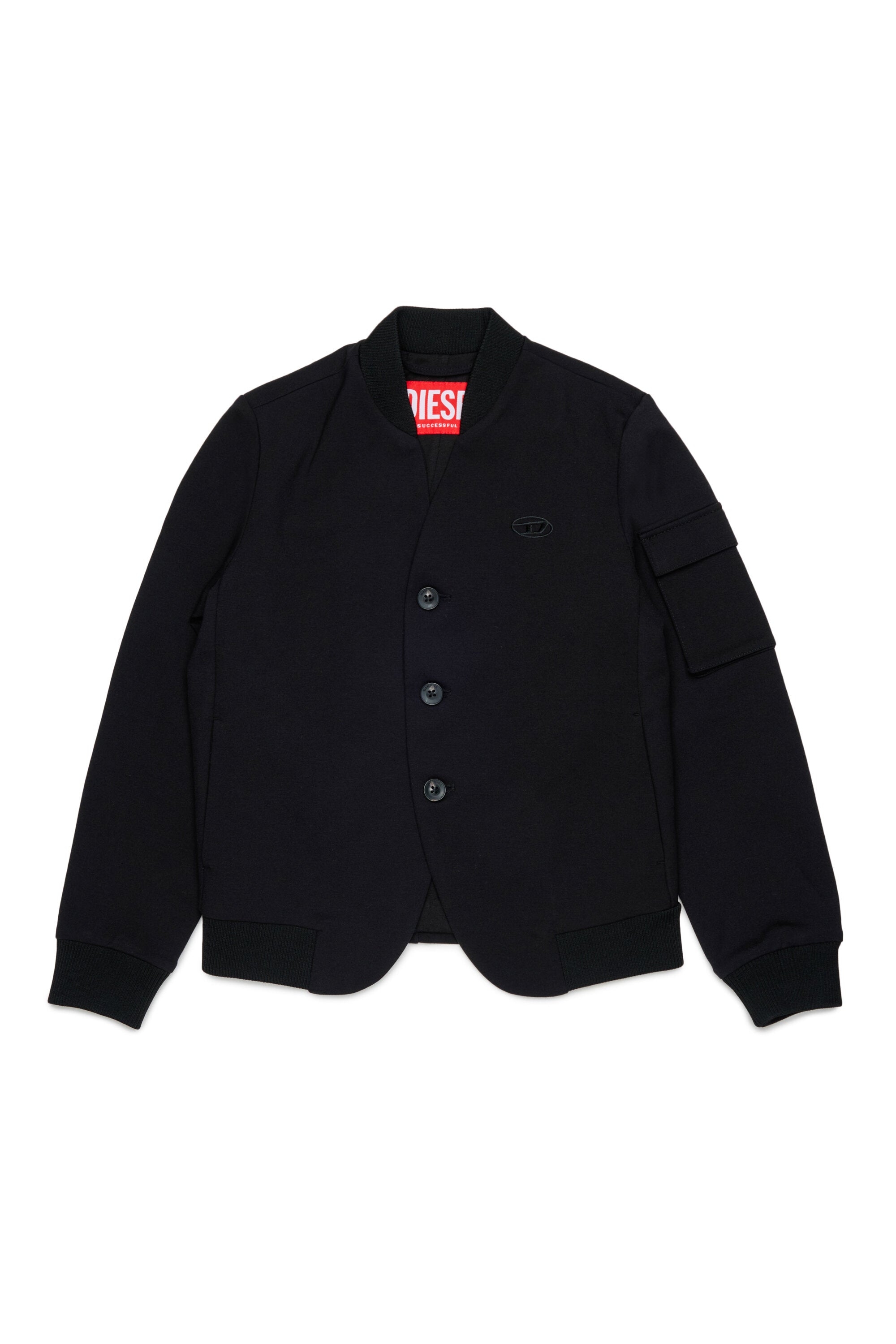 Bomber jacket with logo