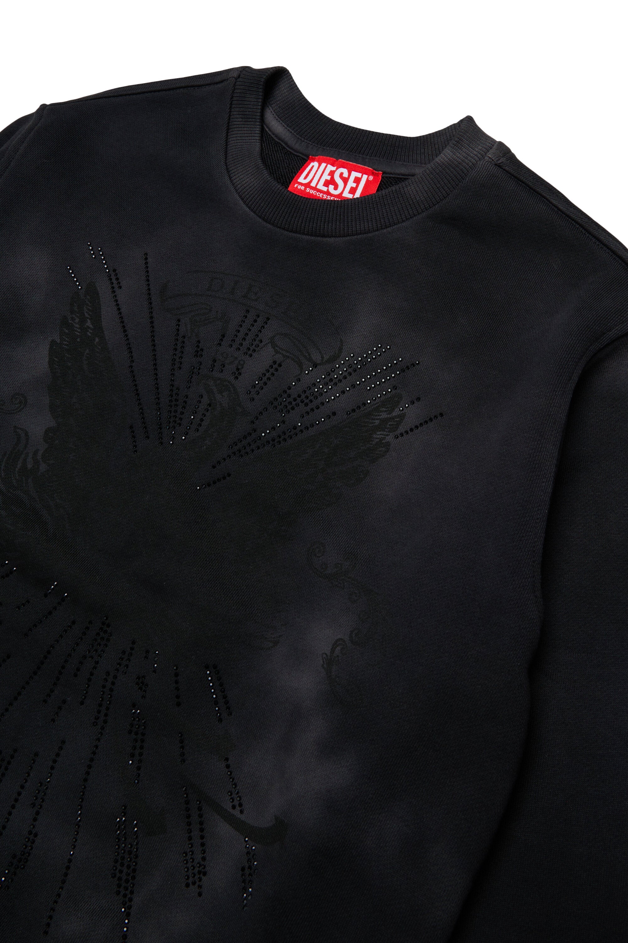 Crew-neck sweatshirt with logo