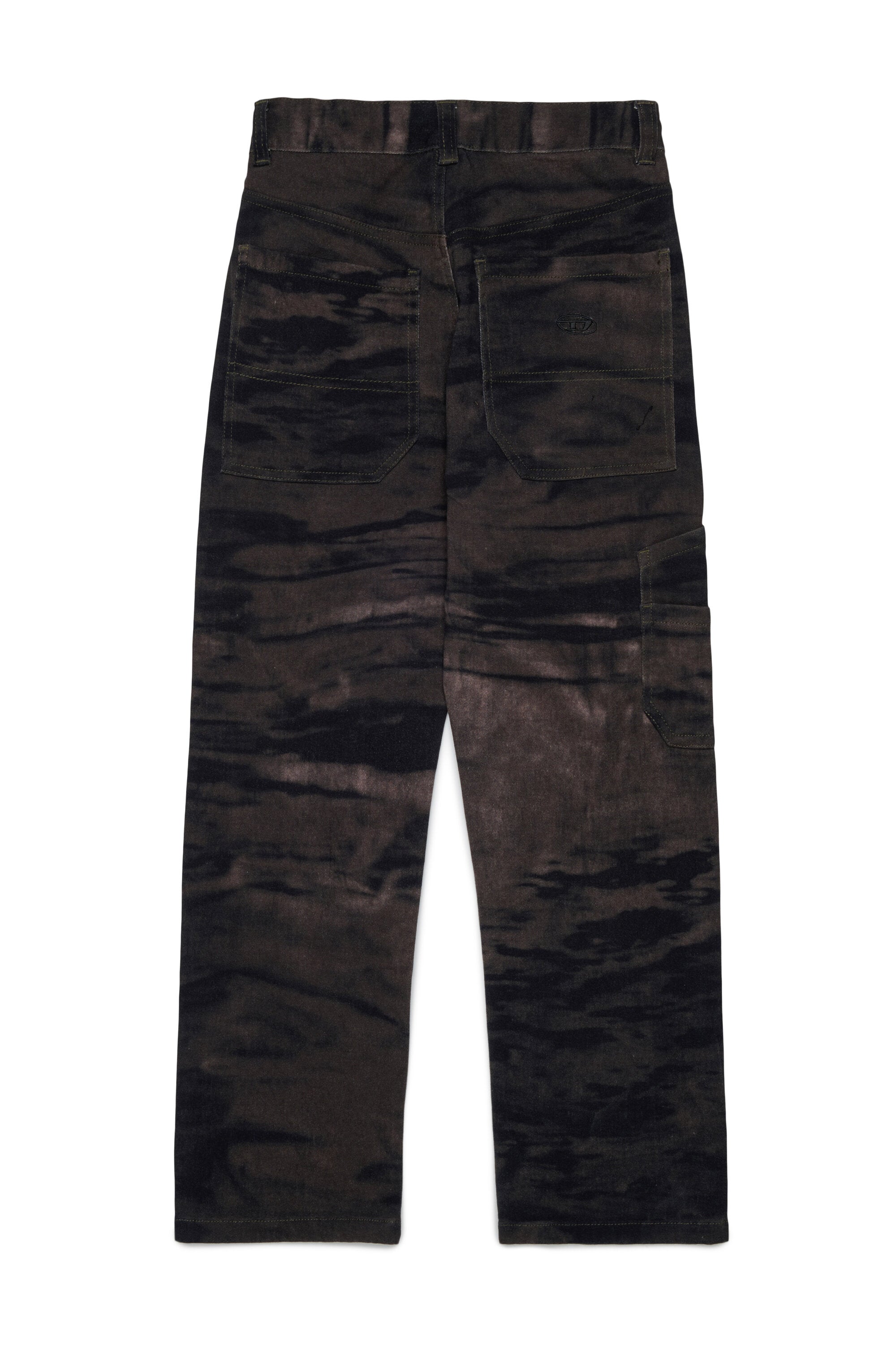 Corduroy-effect cargo pants