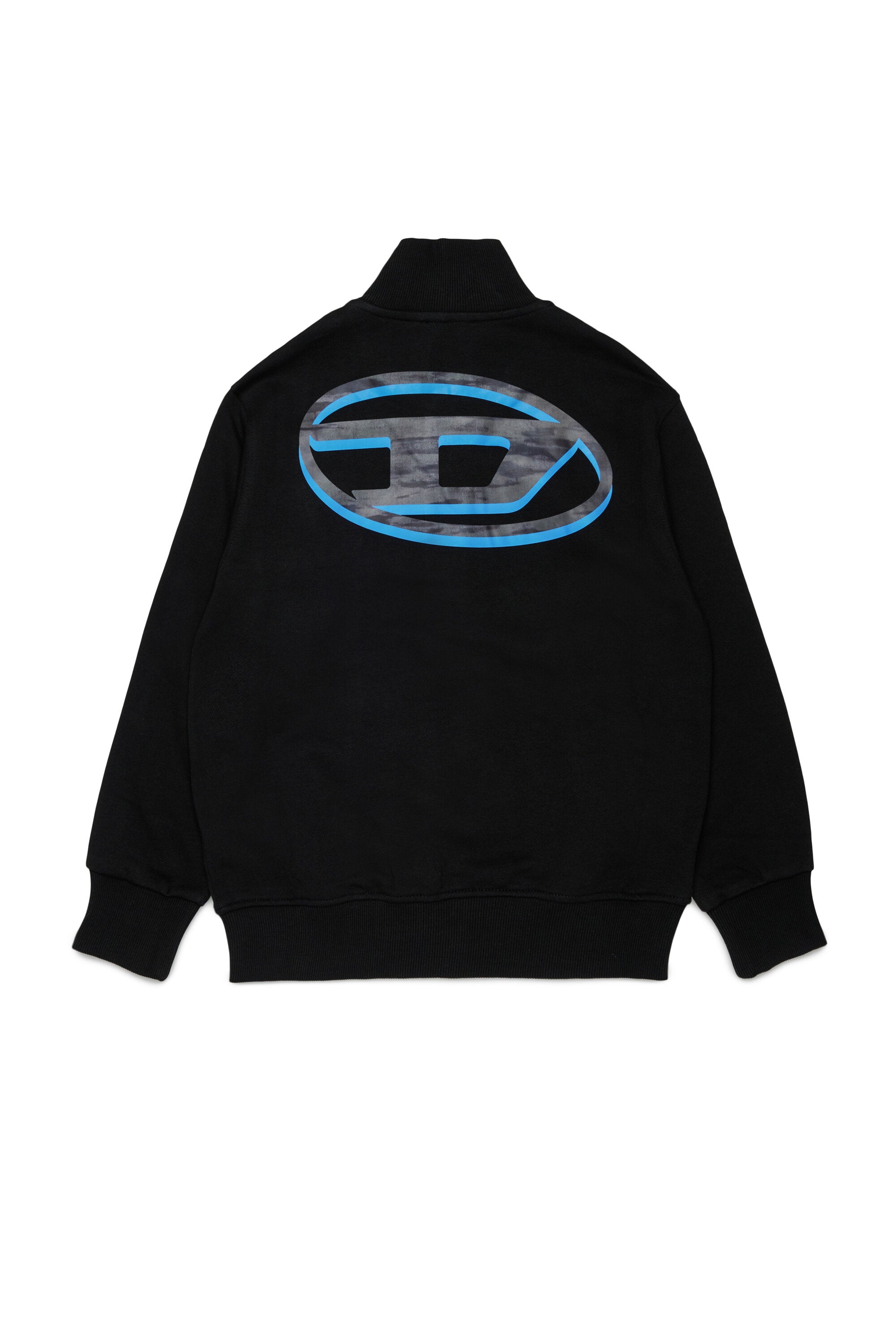 Zip sweatshirt with logo