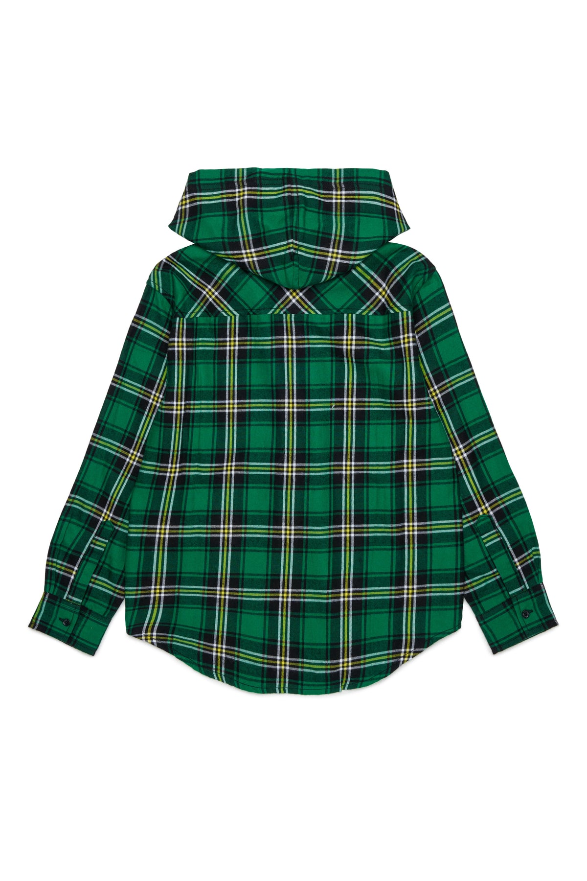 Checked shirt with logo