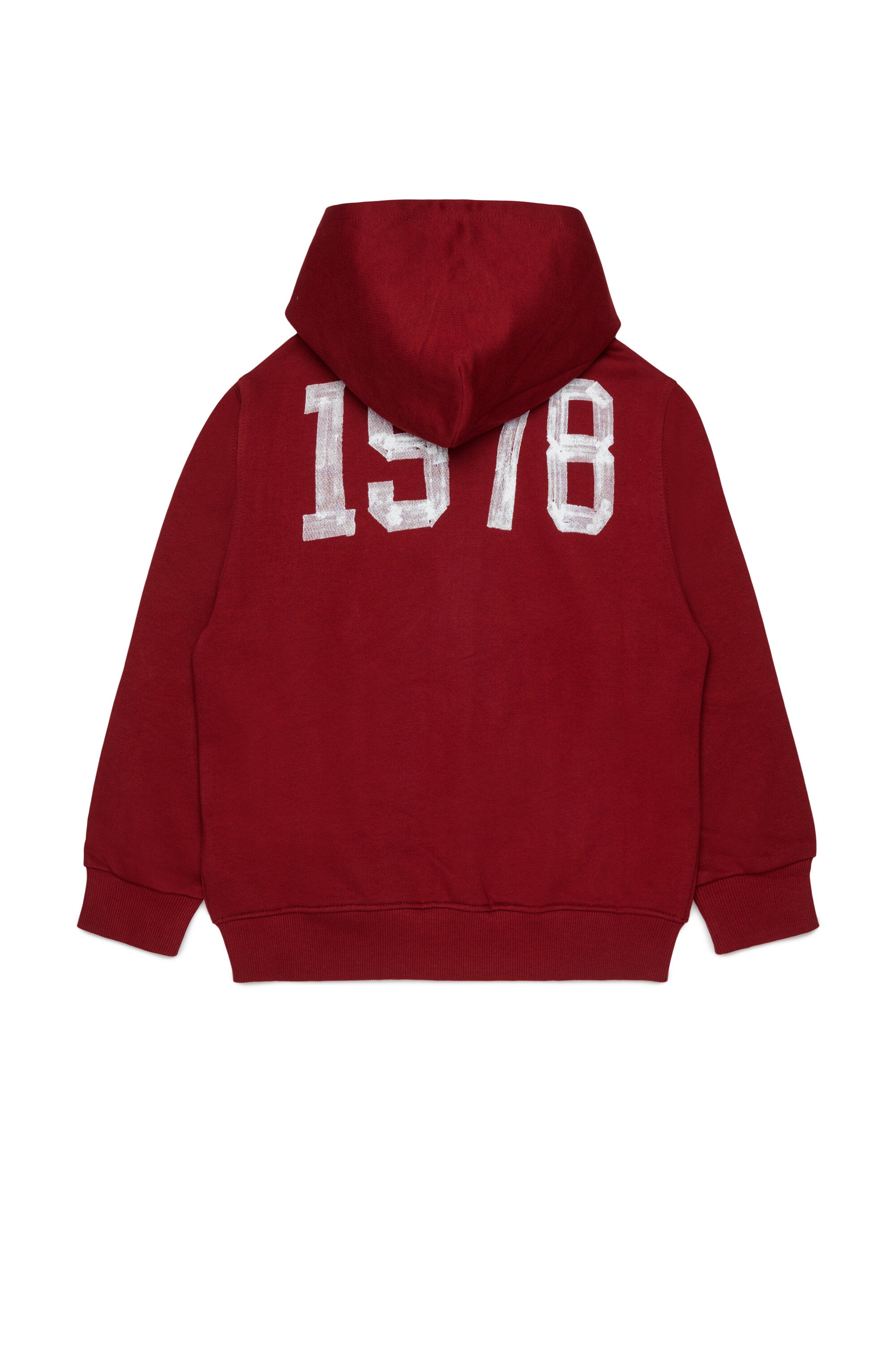 Zip sweatshirt with logo