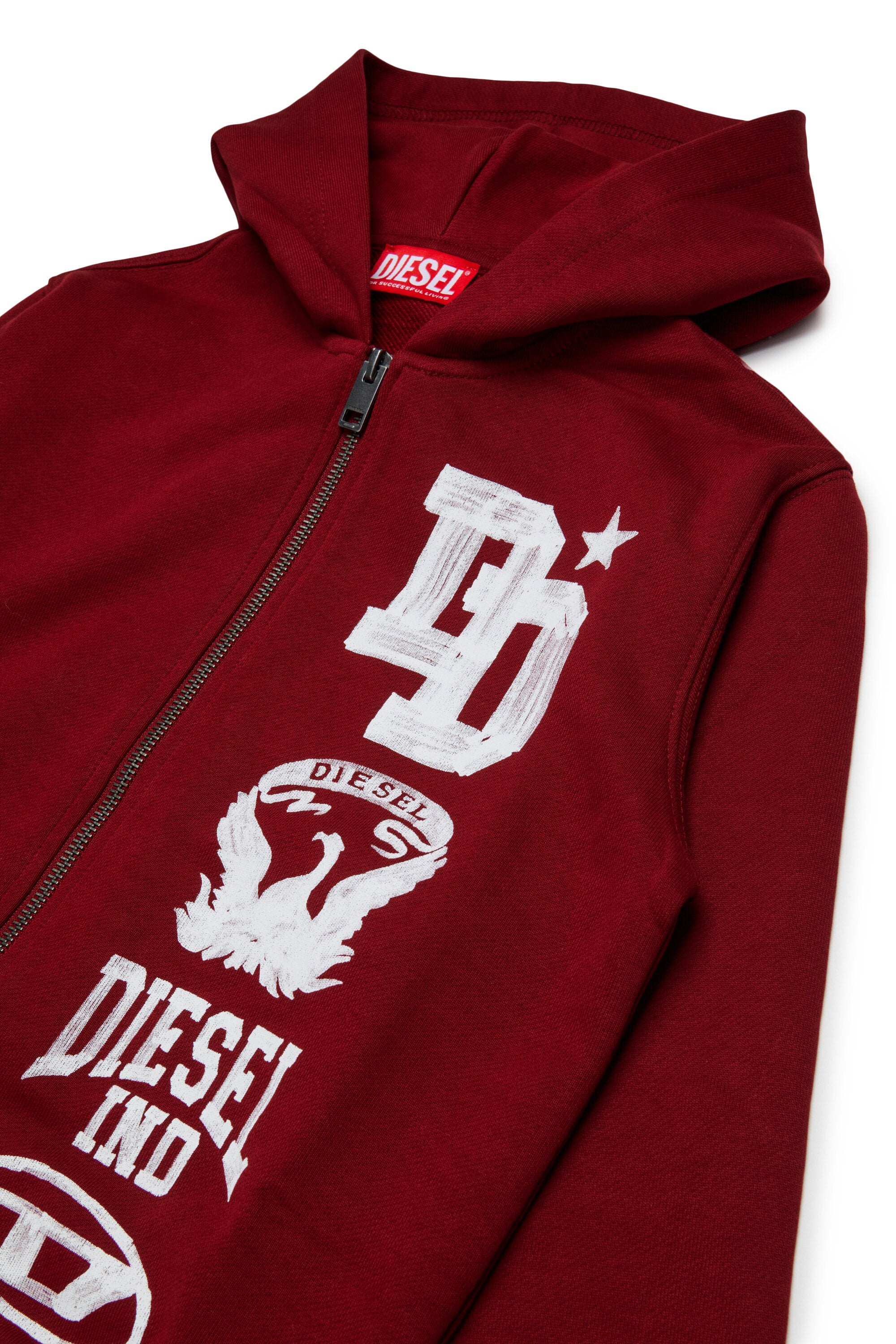 Zip sweatshirt with logo