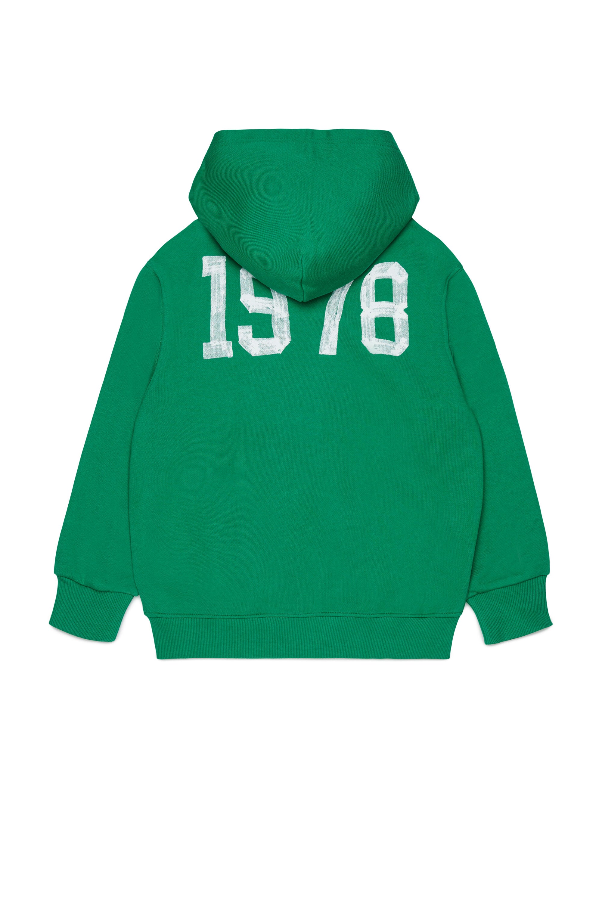 Zip sweatshirt with logo