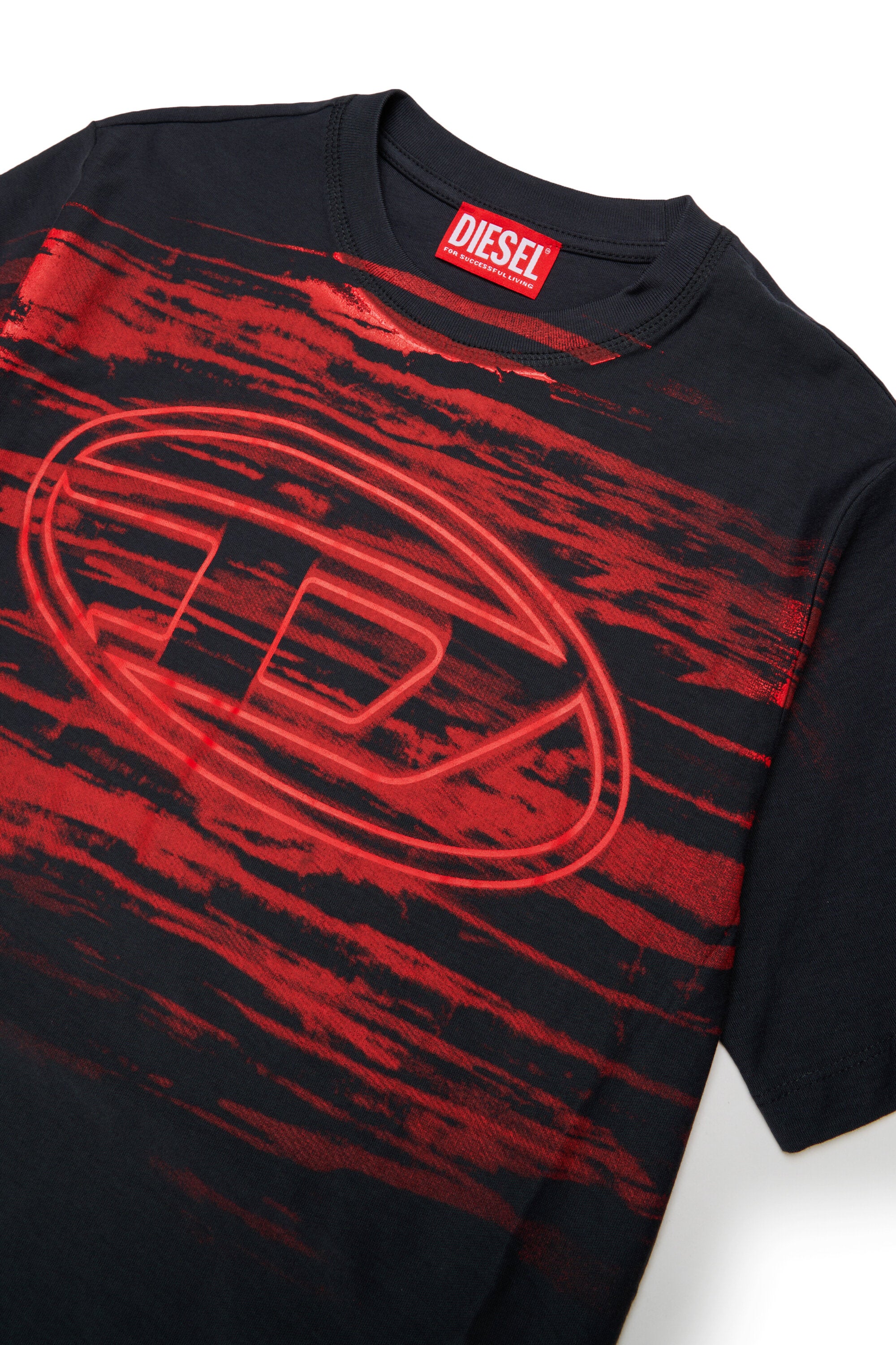 T-shirt with printed logo