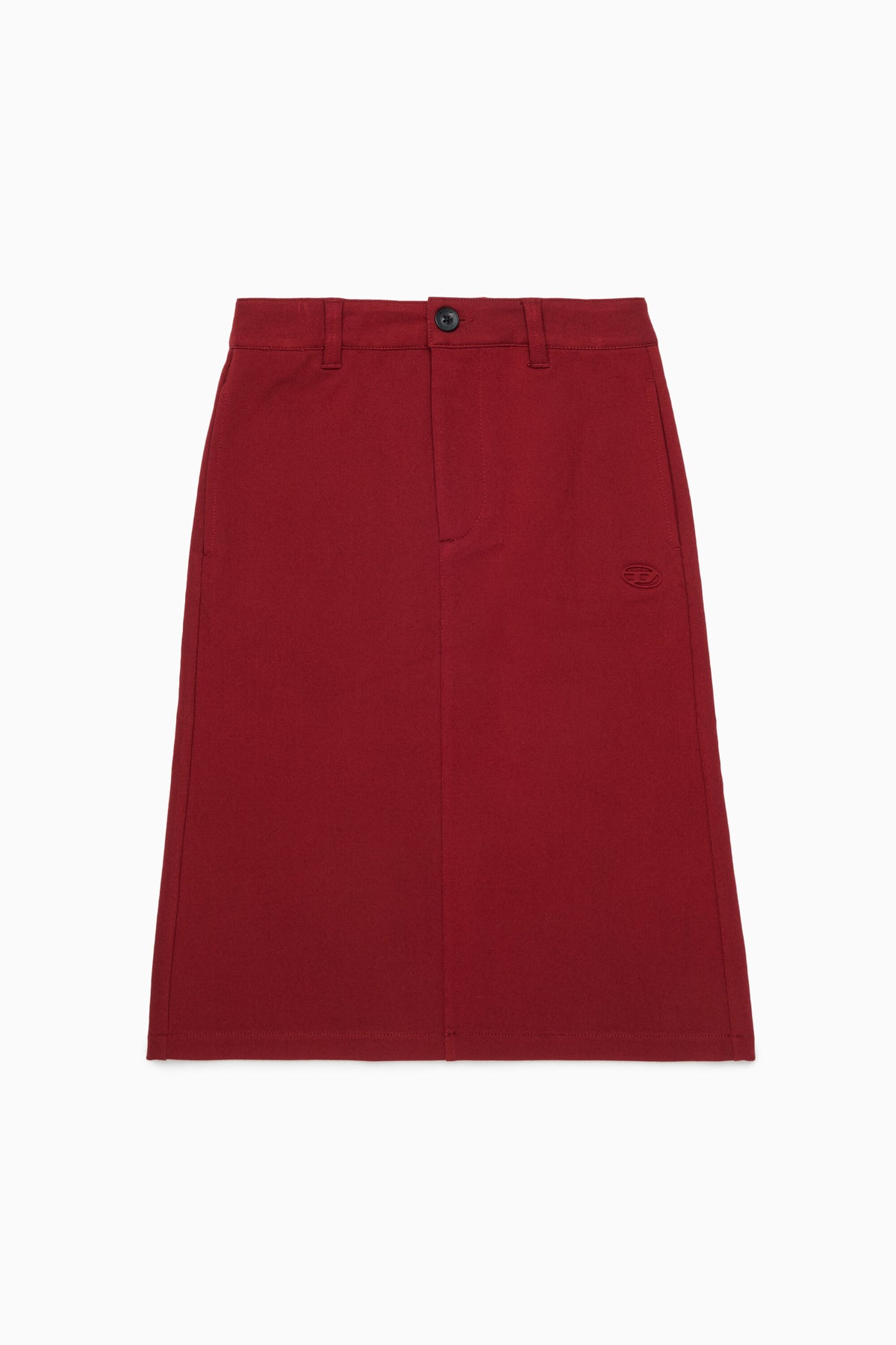 Midi skirt with logo