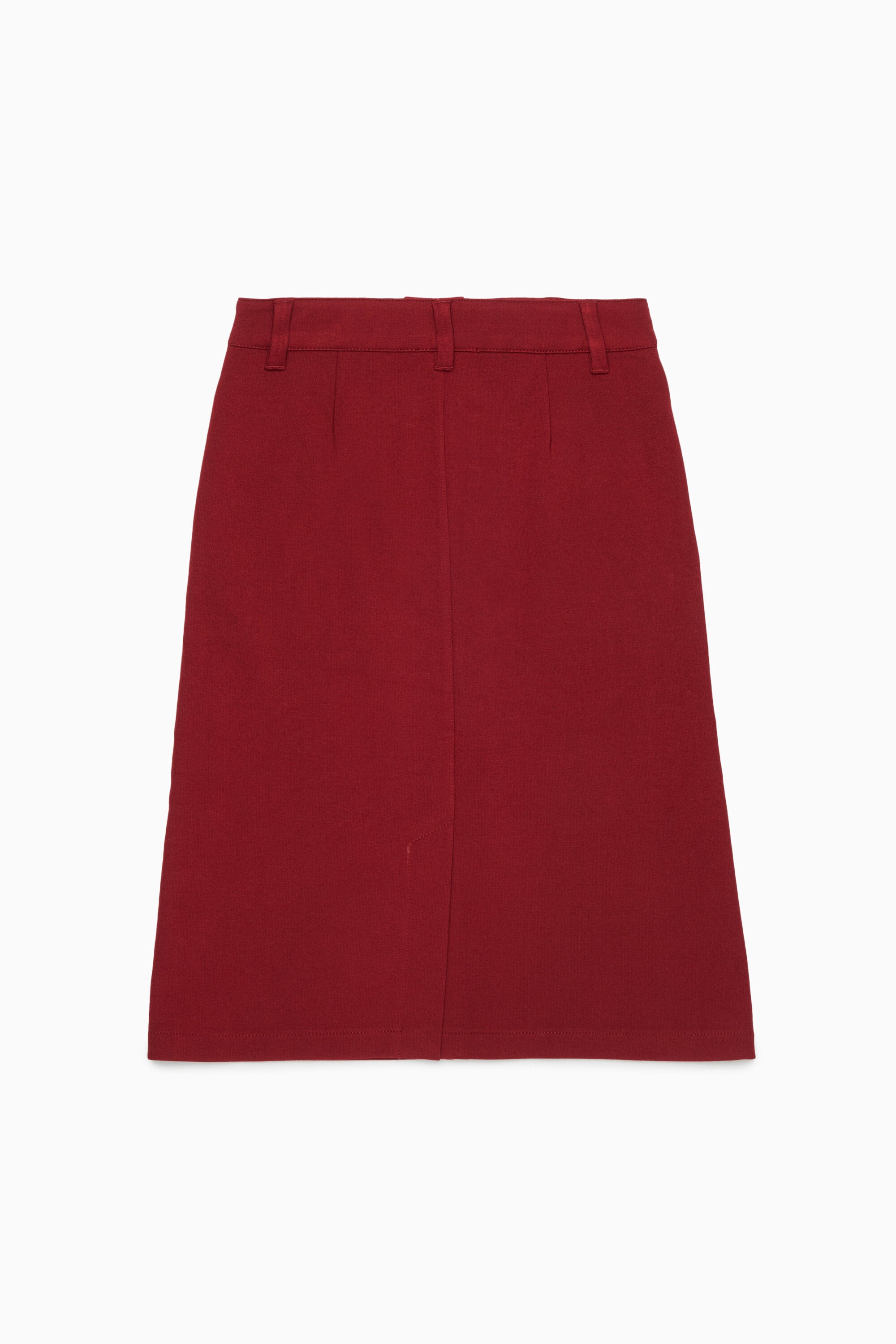 Midi skirt with logo