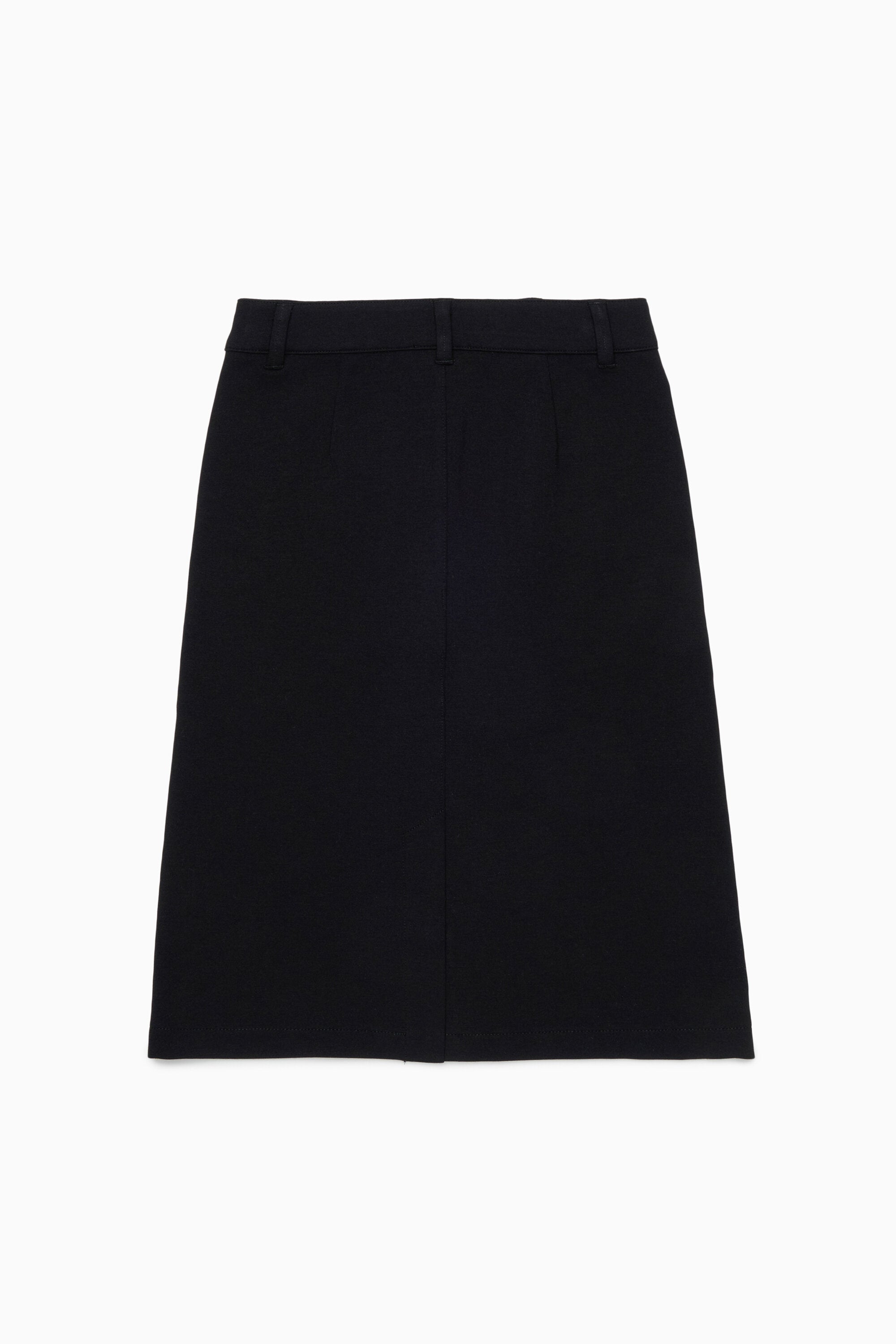 Midi skirt with logo