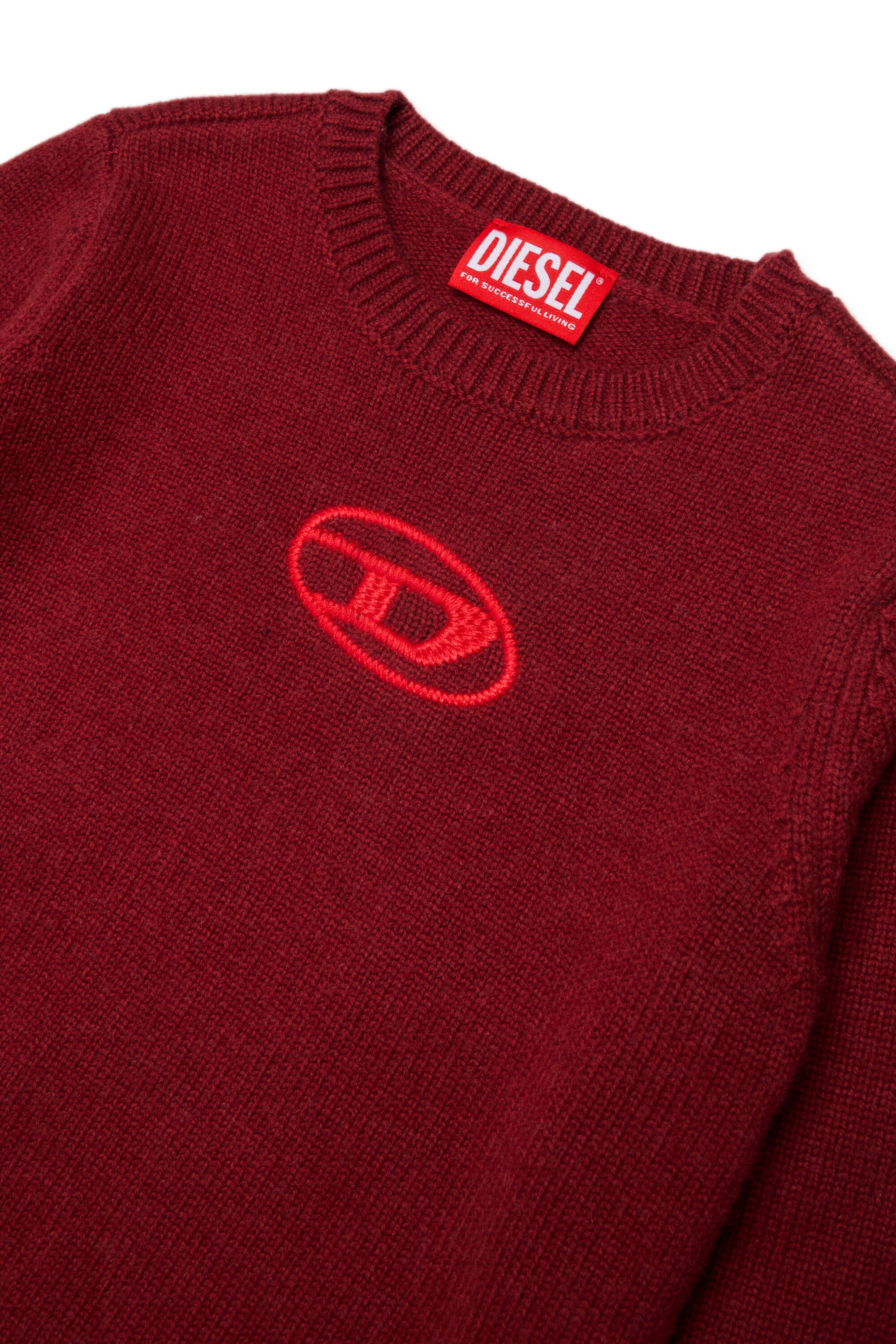 Crew-neck pullover with logo