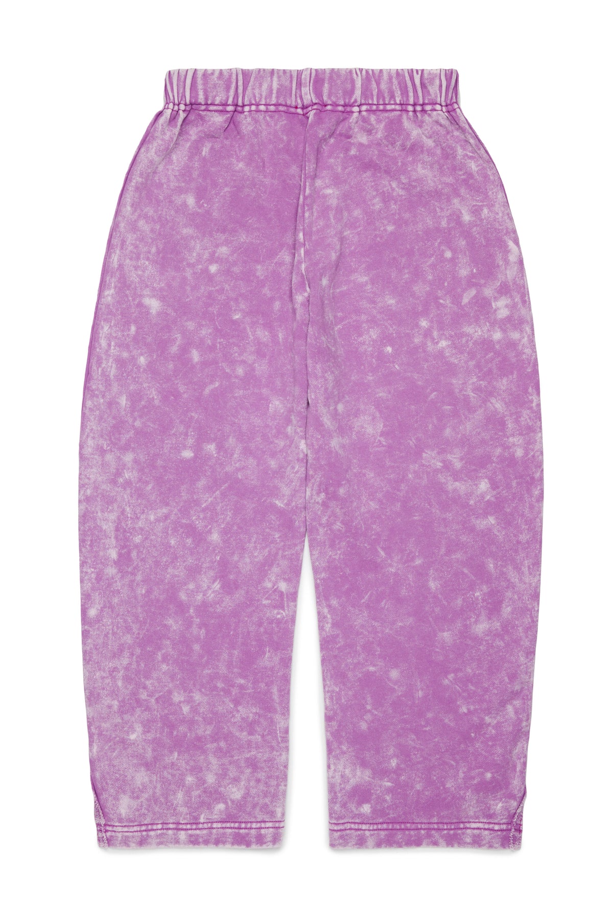 Sweatpants with washed effect and logo