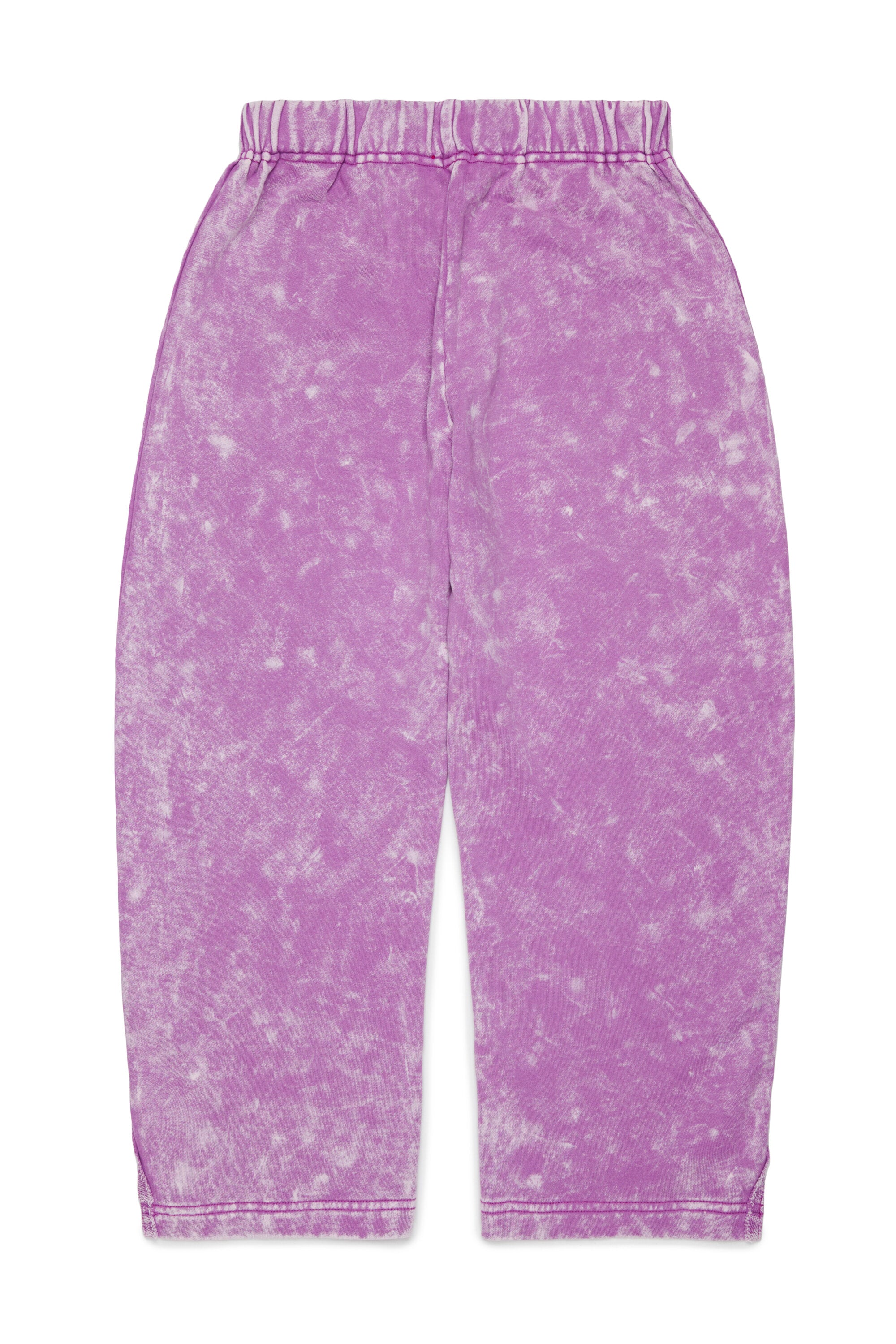 Sweatpants with washed effect and logo
