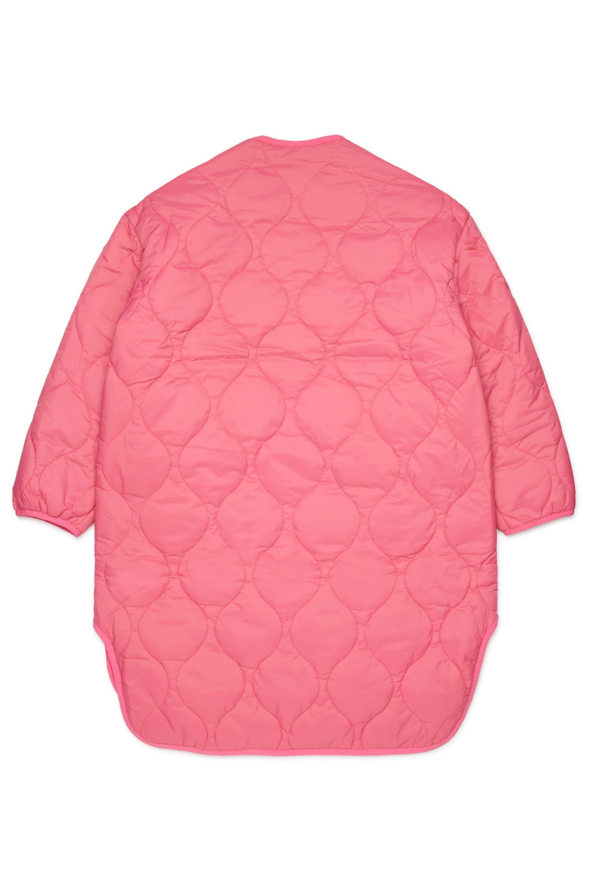 Padded jacket with printed logo
