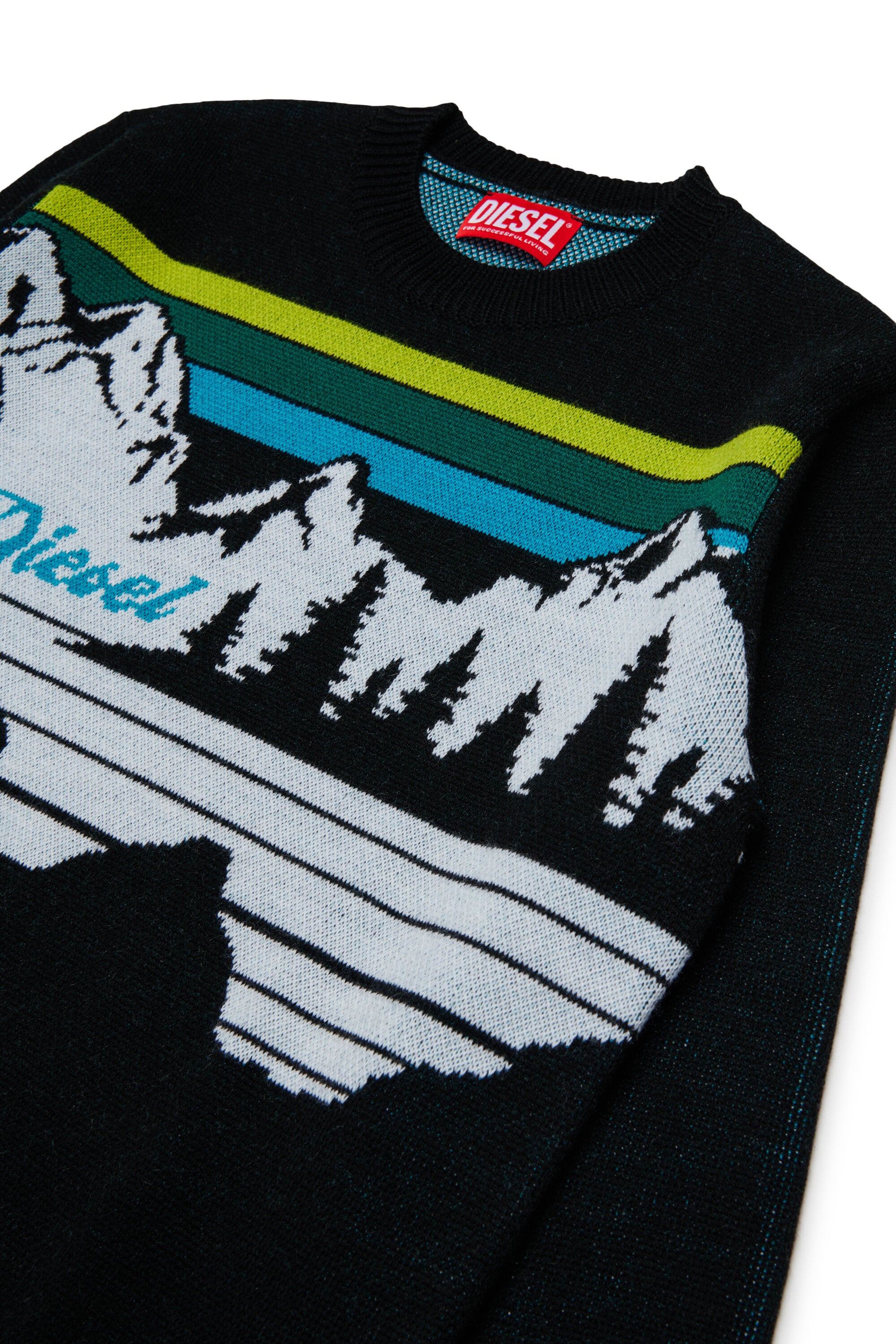 Crew-neck pullover with logo
