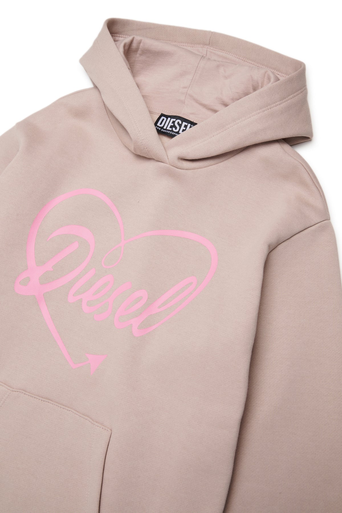 Fleece dress with logo