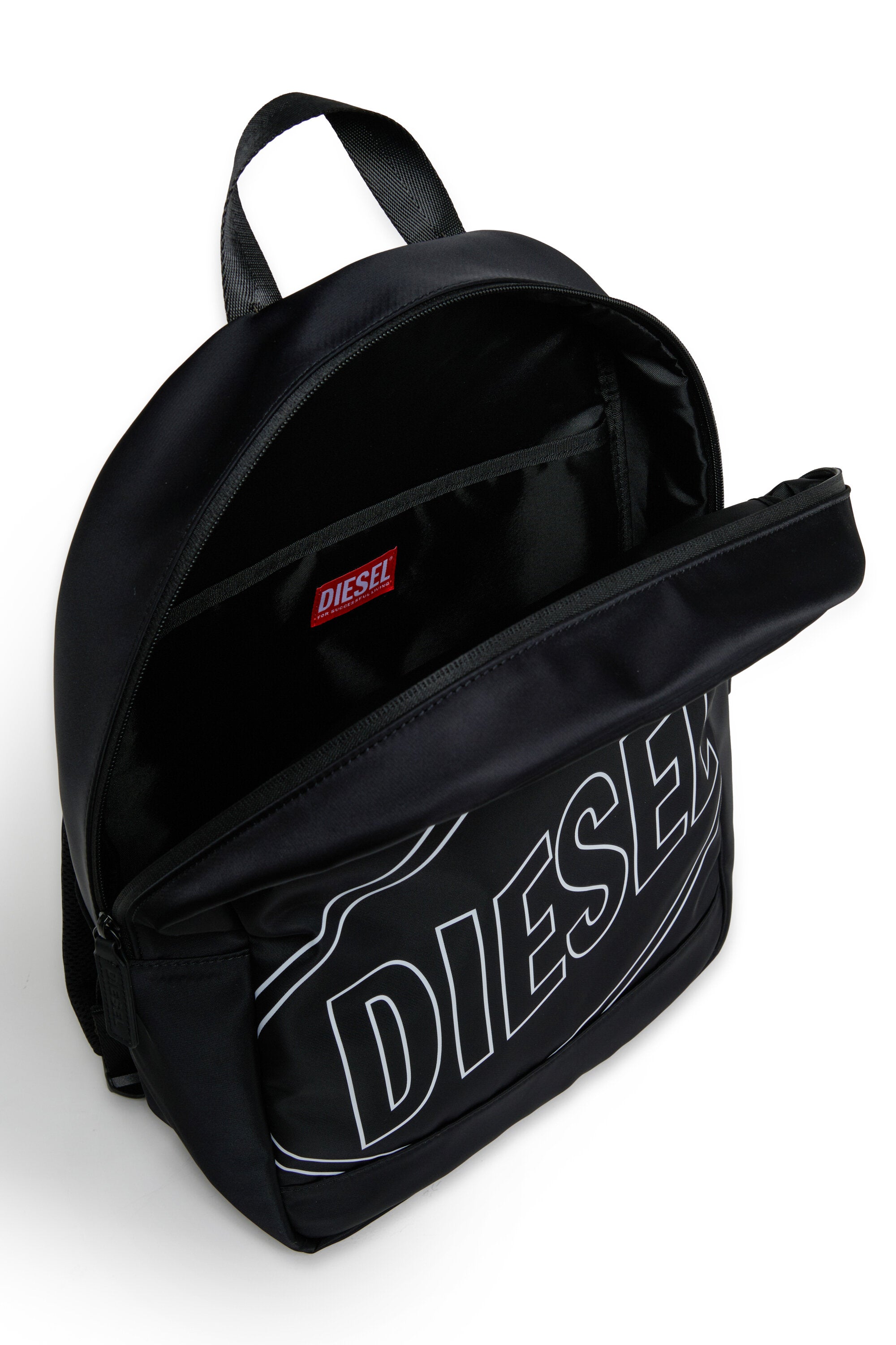 Backpack with front logo