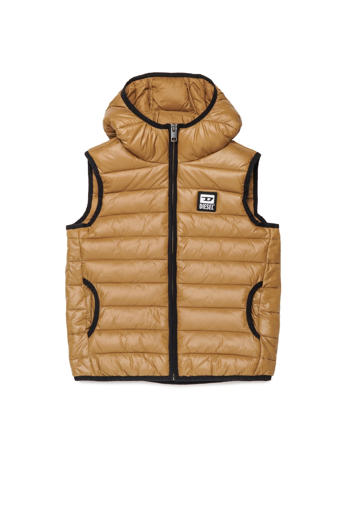 Padded vest with logo