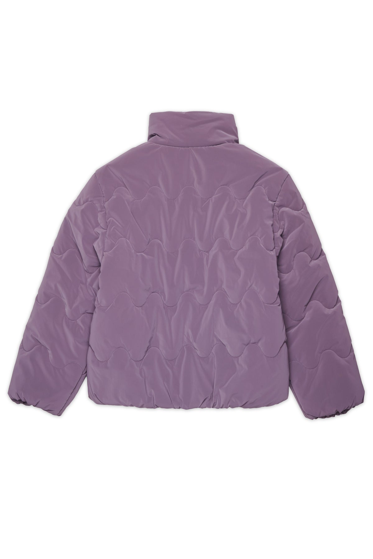 Padded jacket with printed logo