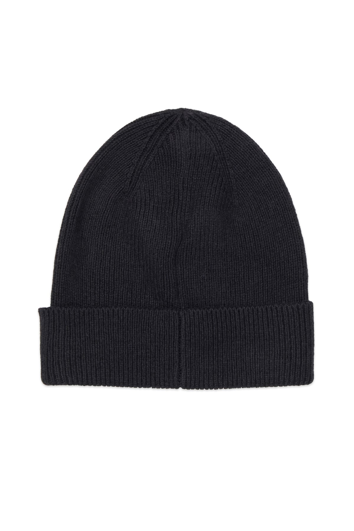 Wool and cotton blend cap with logo