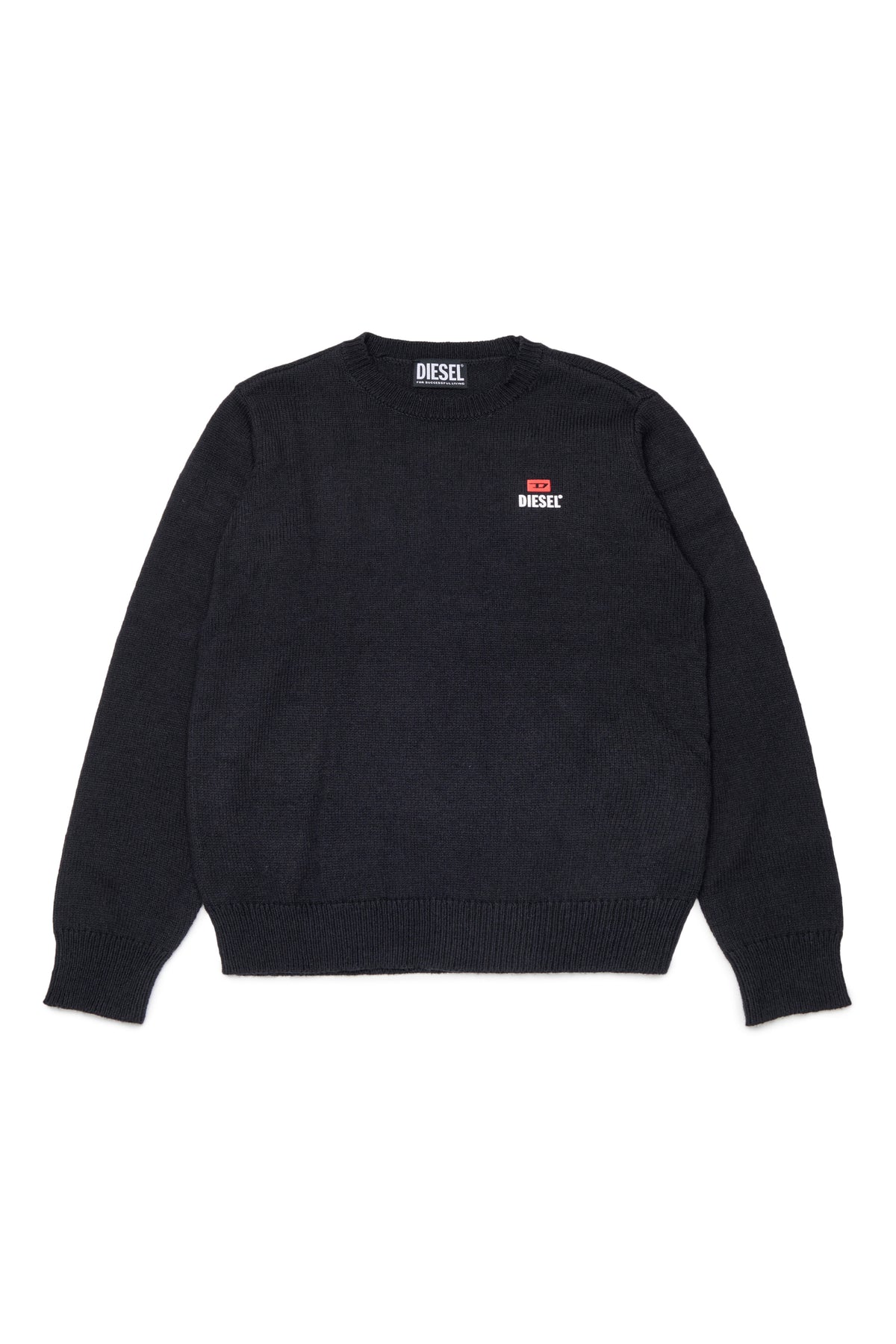 Crew neck pullover with logo