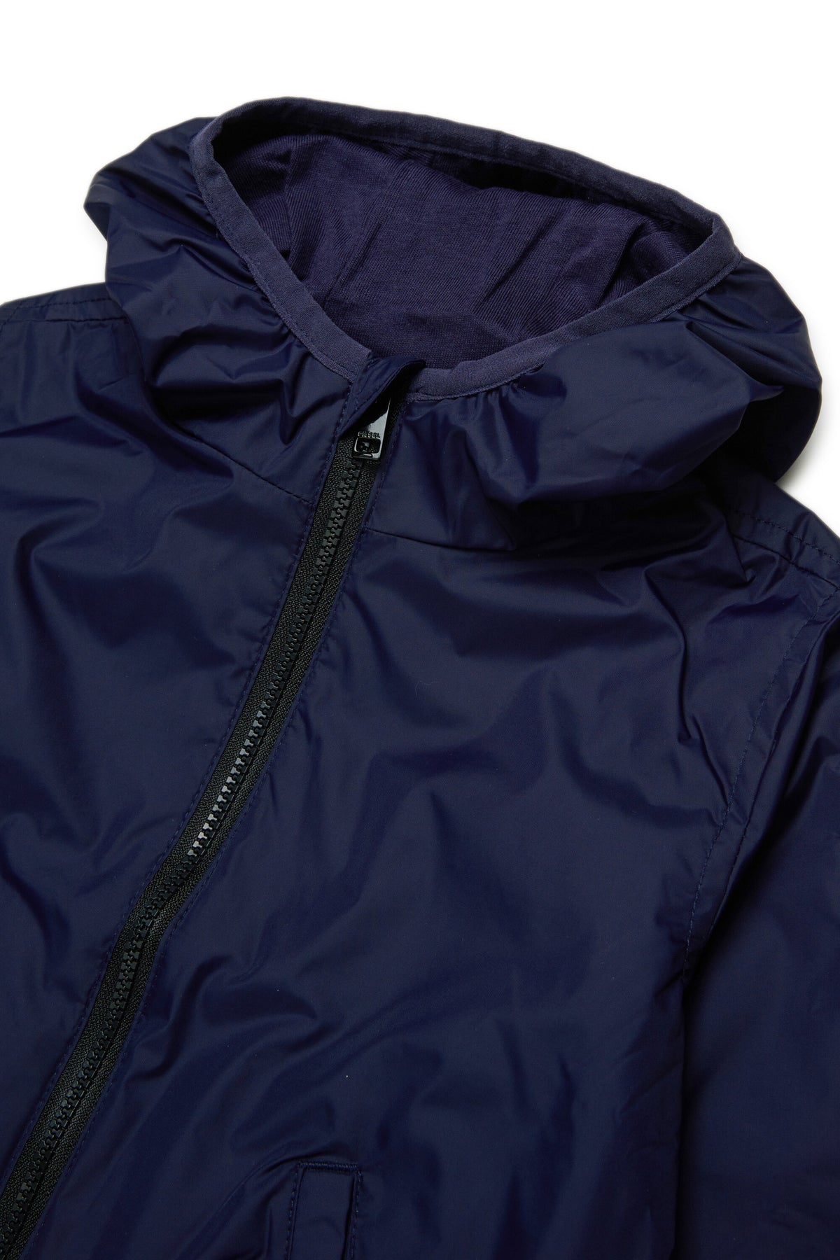 Windbreaker with printed logo