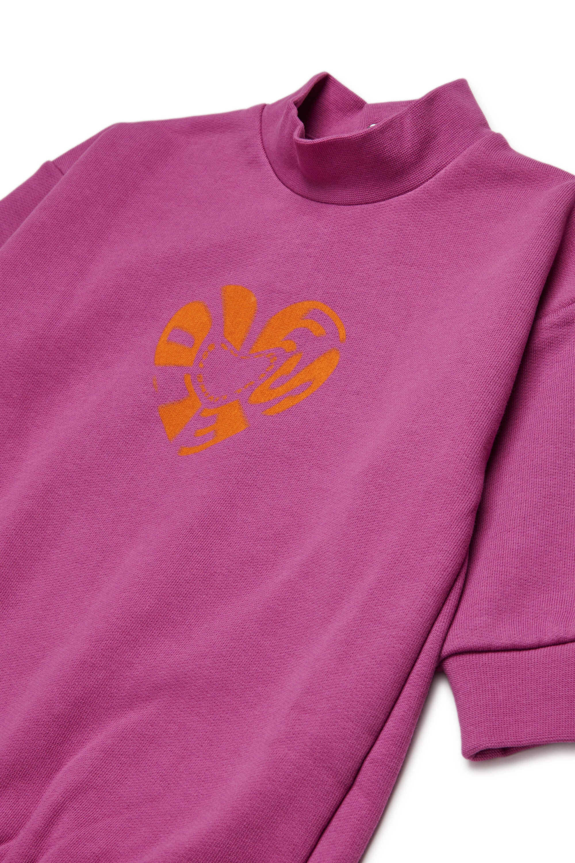 Egg shape dress with Diesel Heart graphic