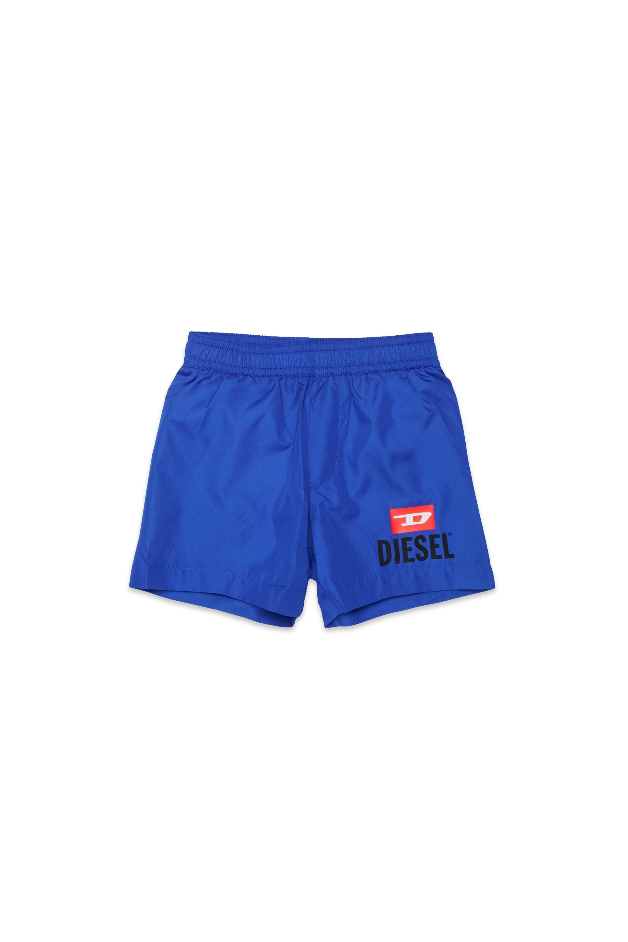Boxer swimsuit with logo