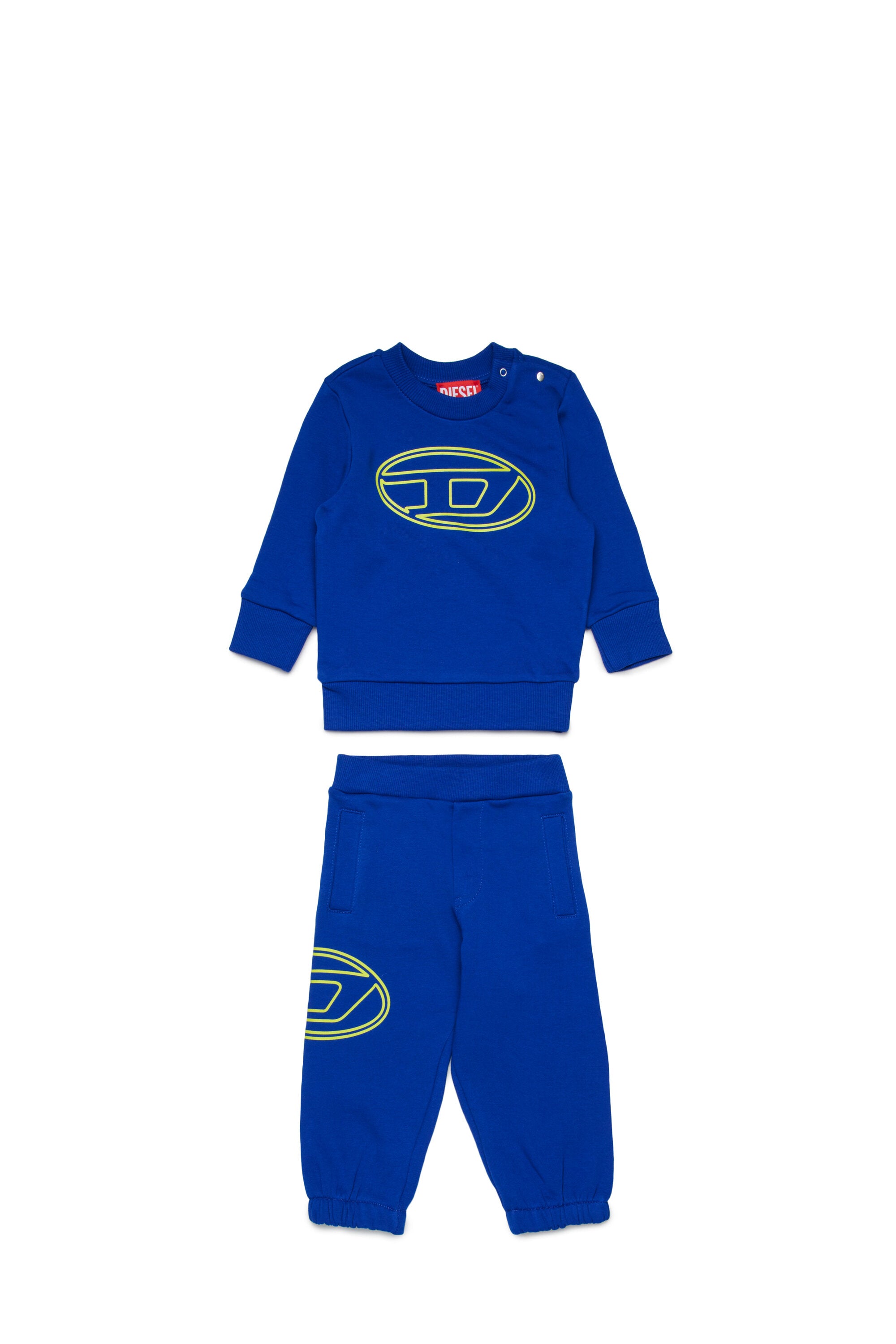 Tracksuit set with maxi logo print Oval D