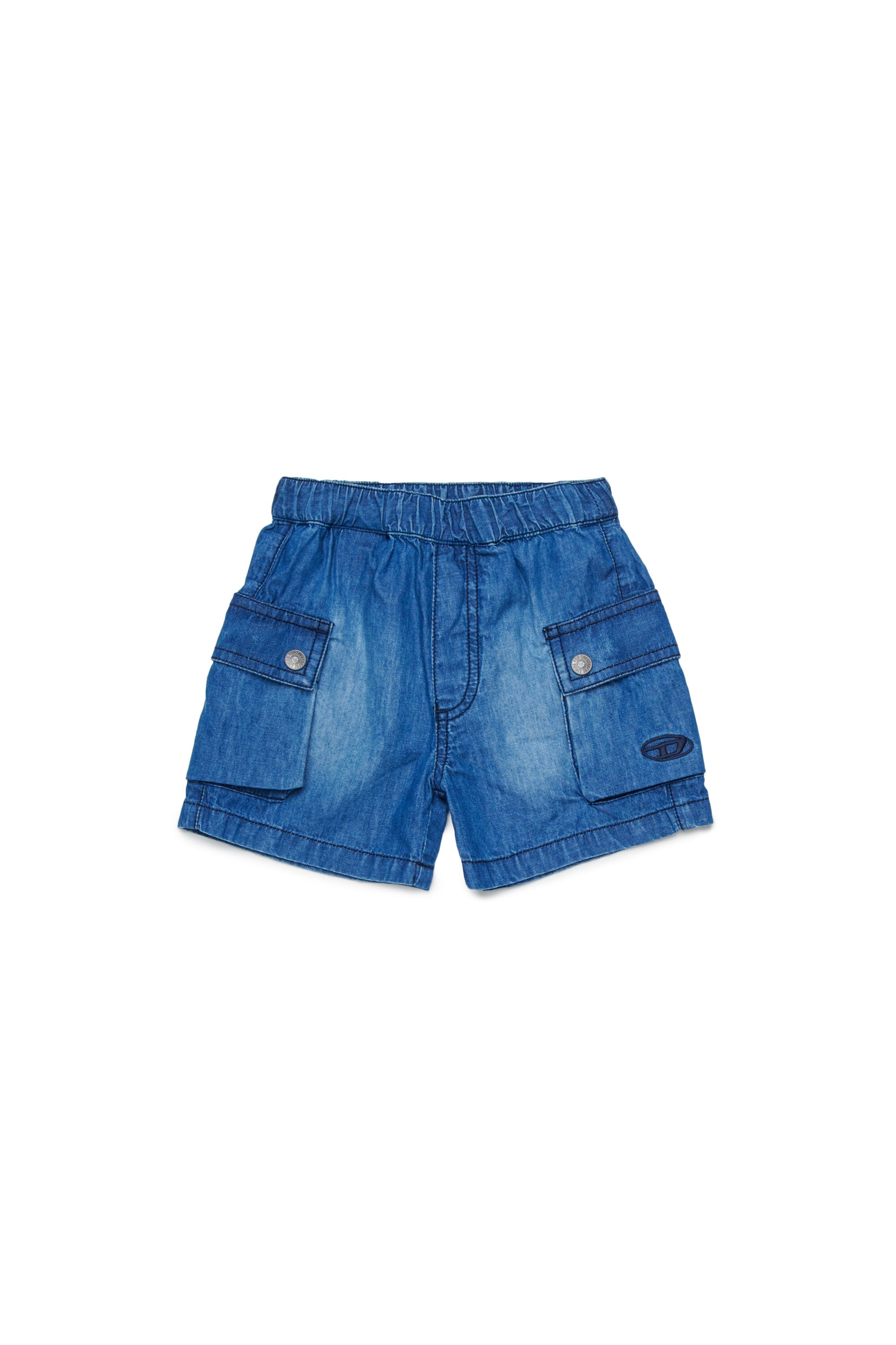 Cargo shorts with logo