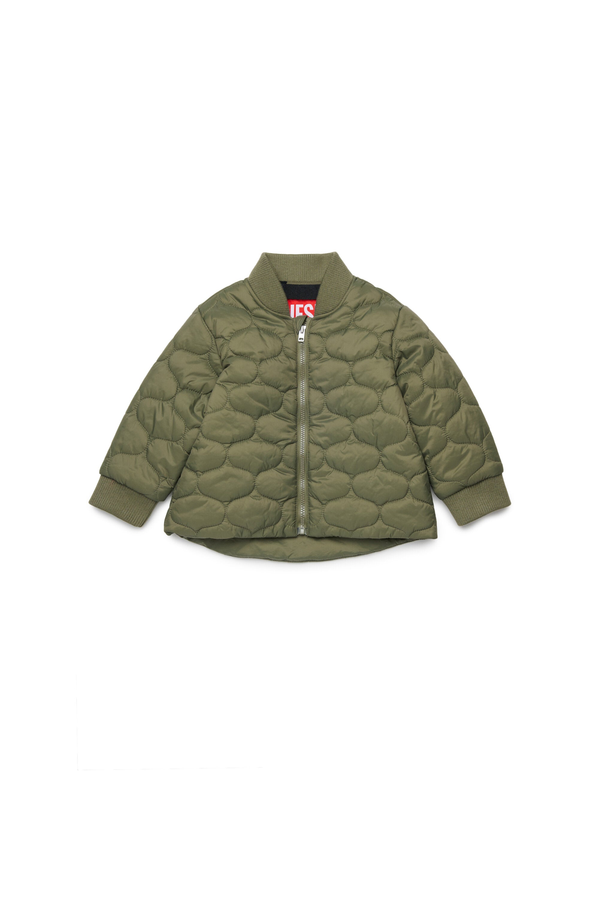 Lightweight padded jacket with printed logo