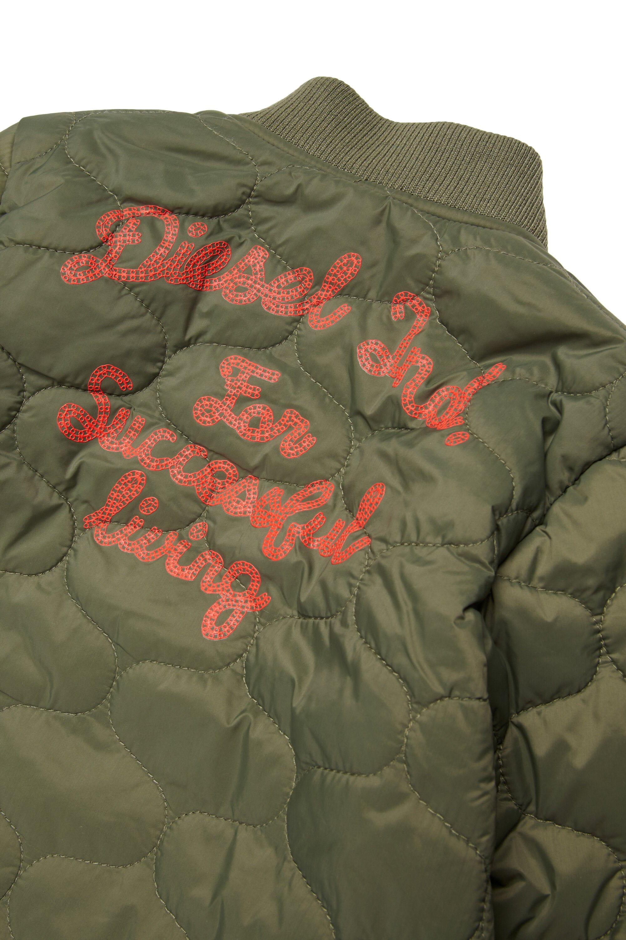 Lightweight padded jacket with printed logo