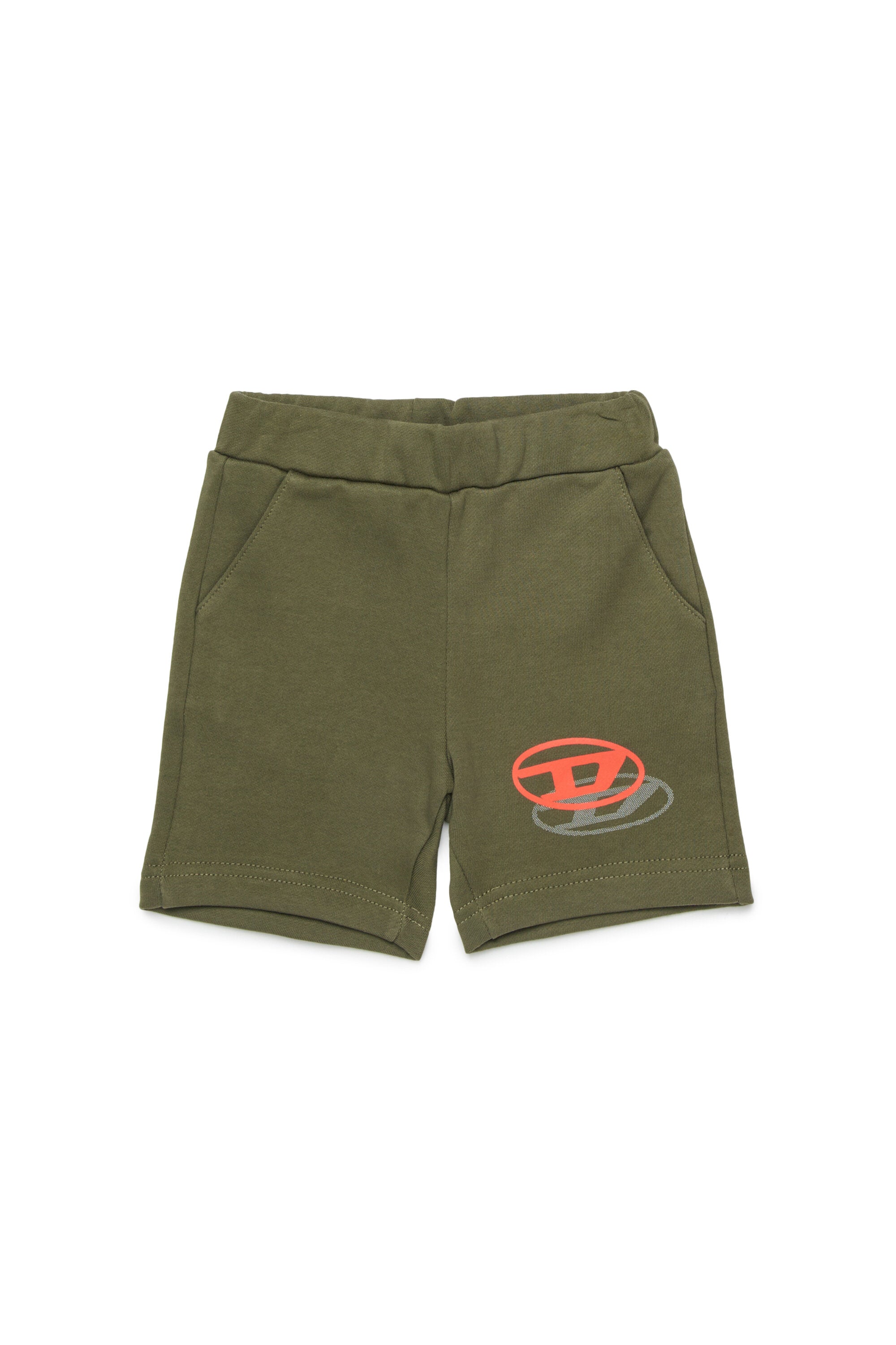Sweatshirt shorts with logo