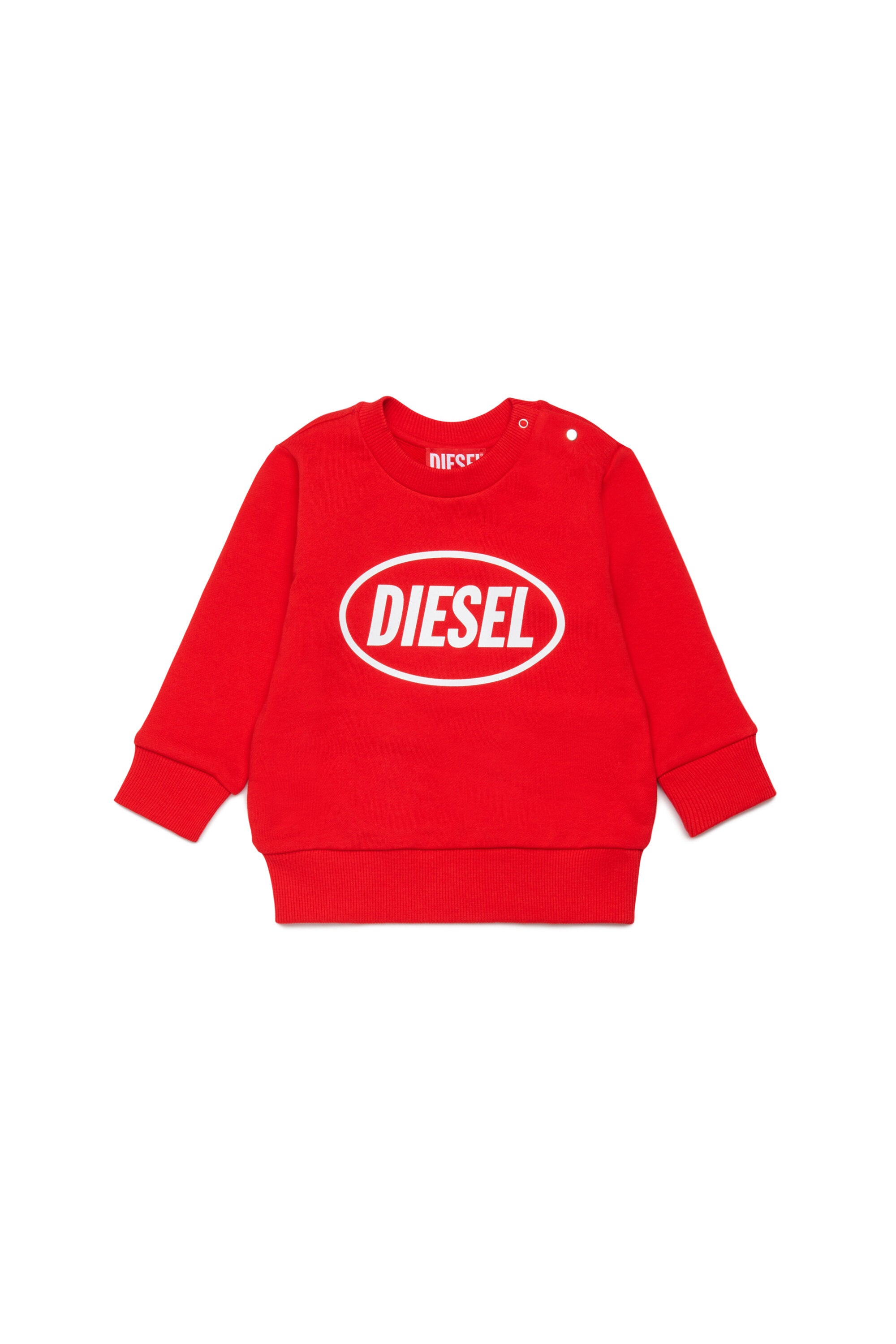 Crew neck sweatshirt with logo