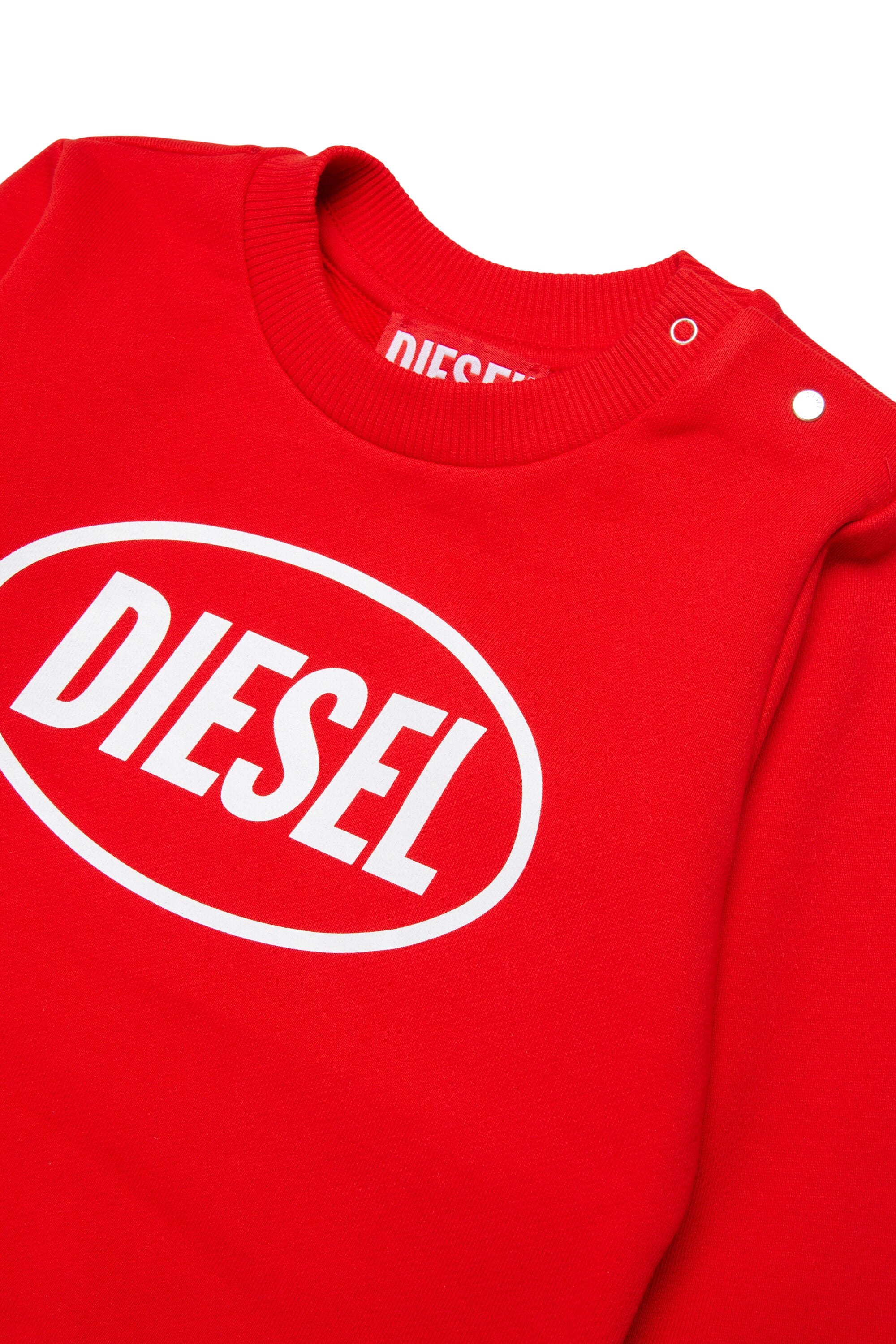 Crew neck sweatshirt with logo