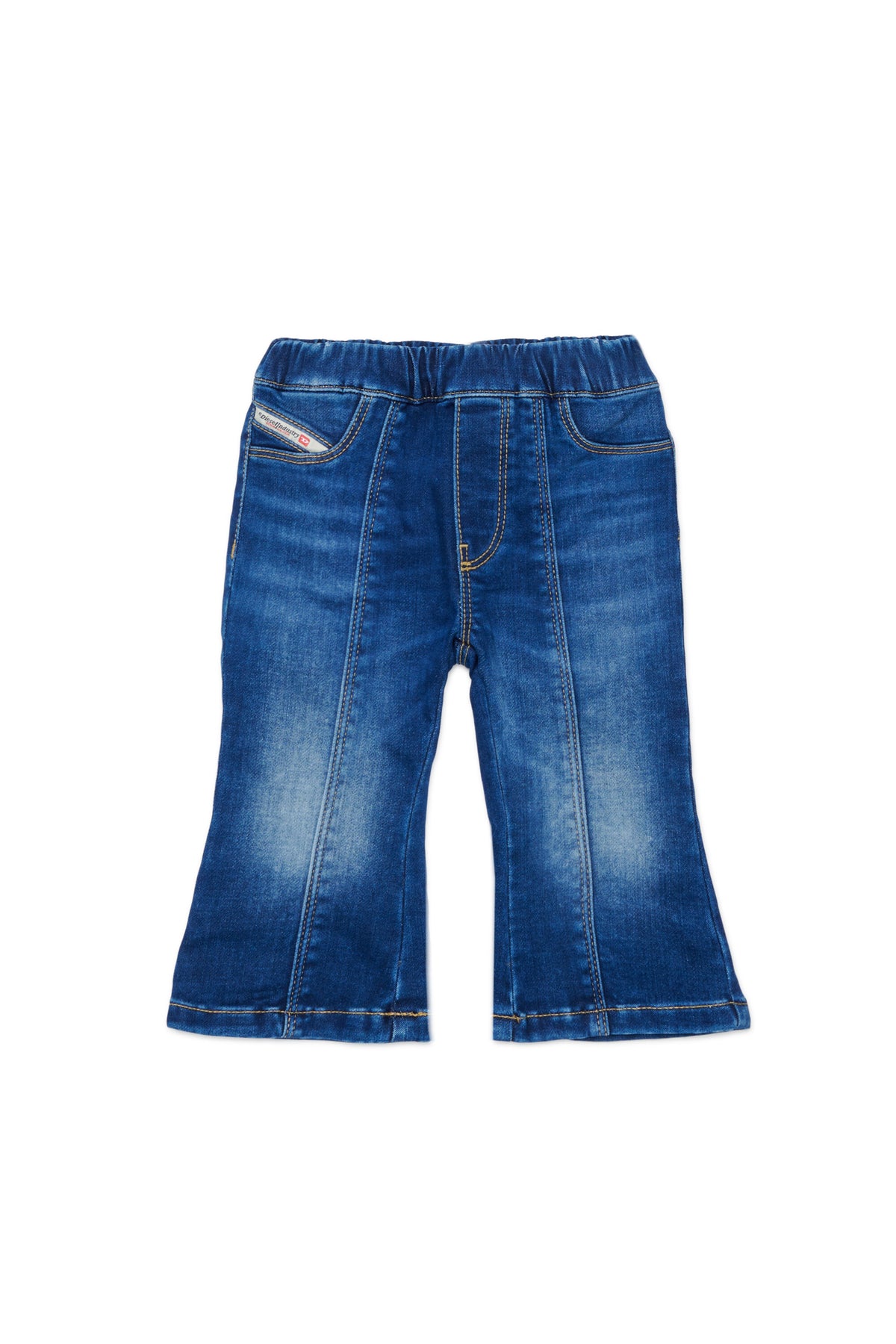Medium blue bootcut jeans