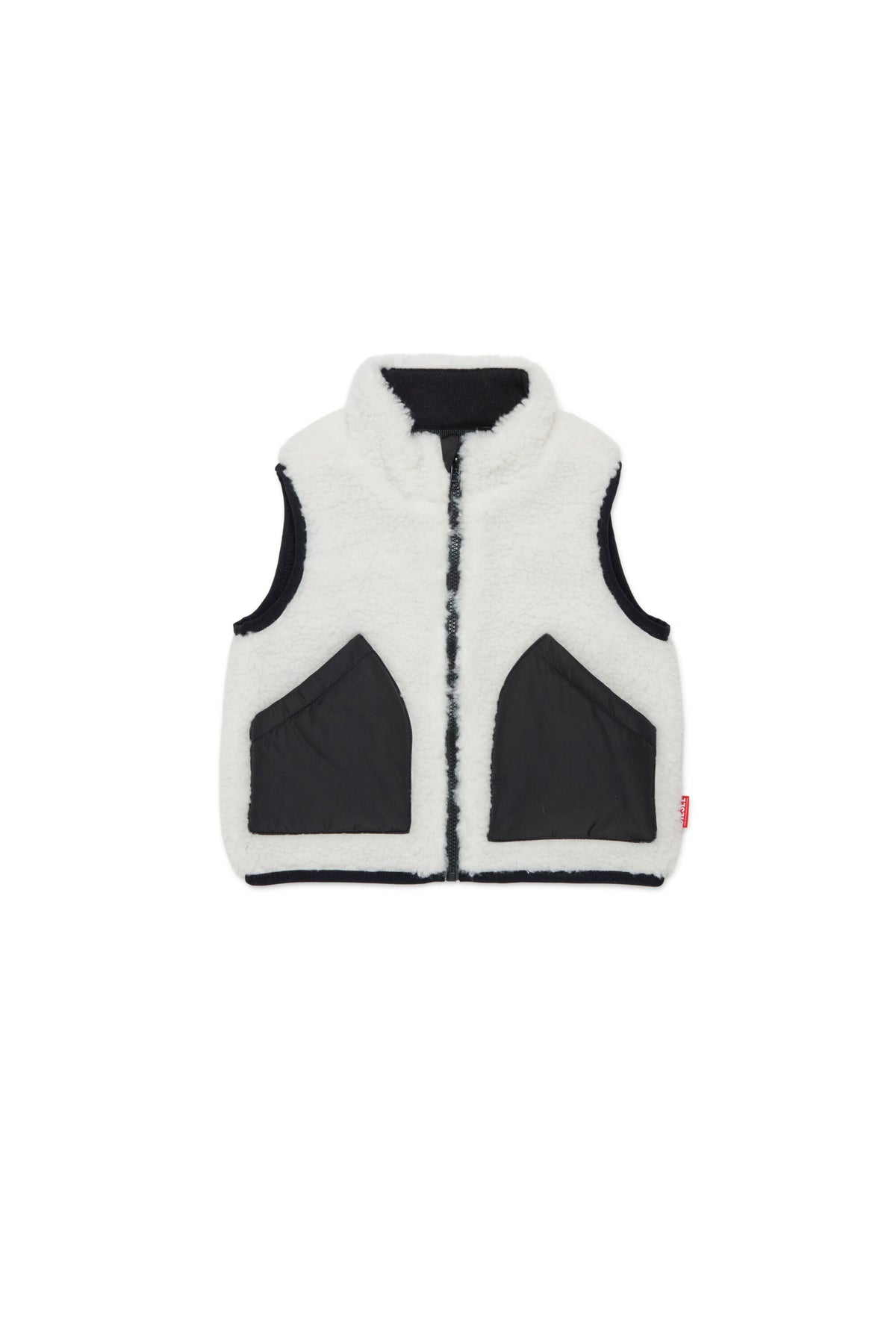 Teddy vest with logo