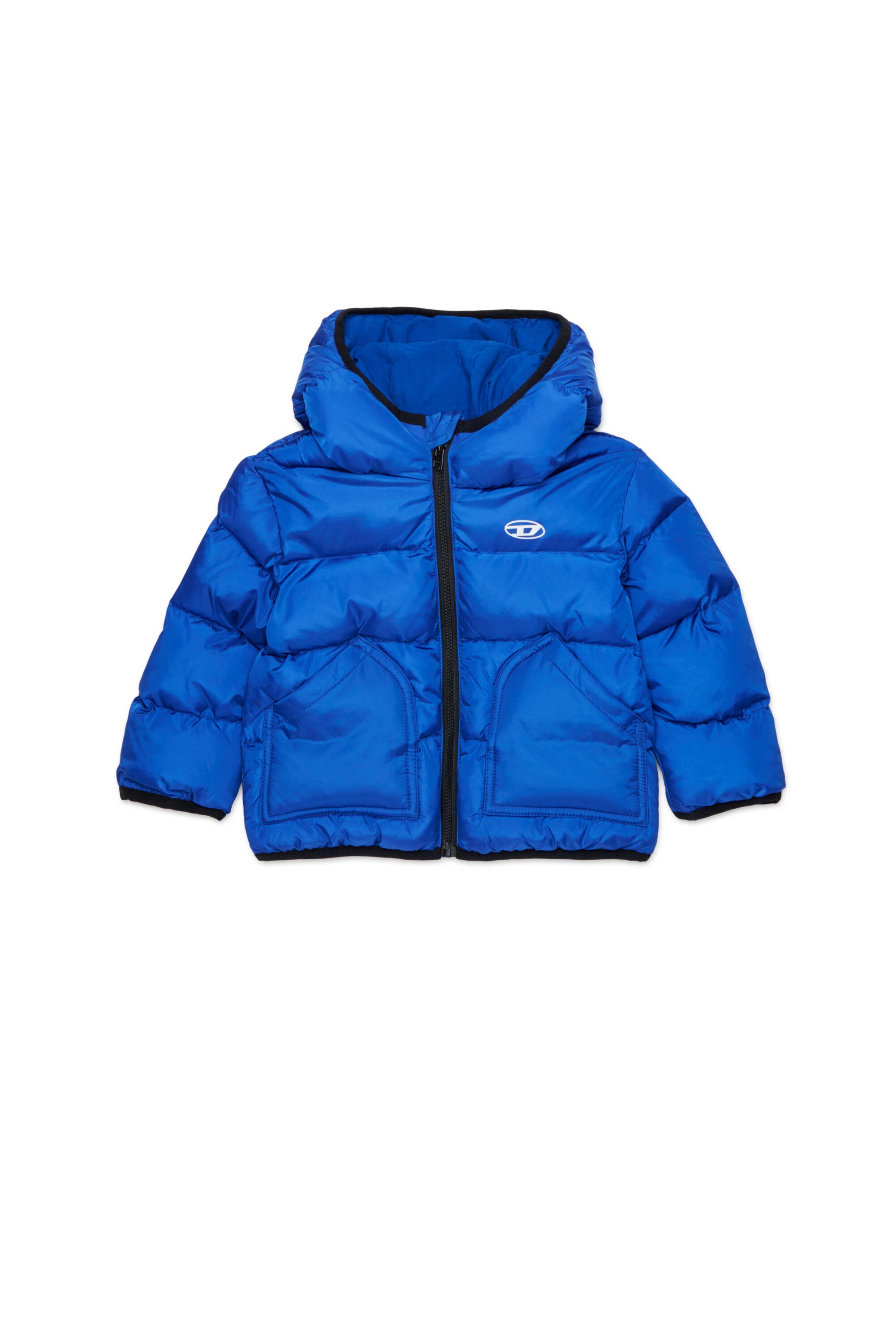 Padded jacket with logo