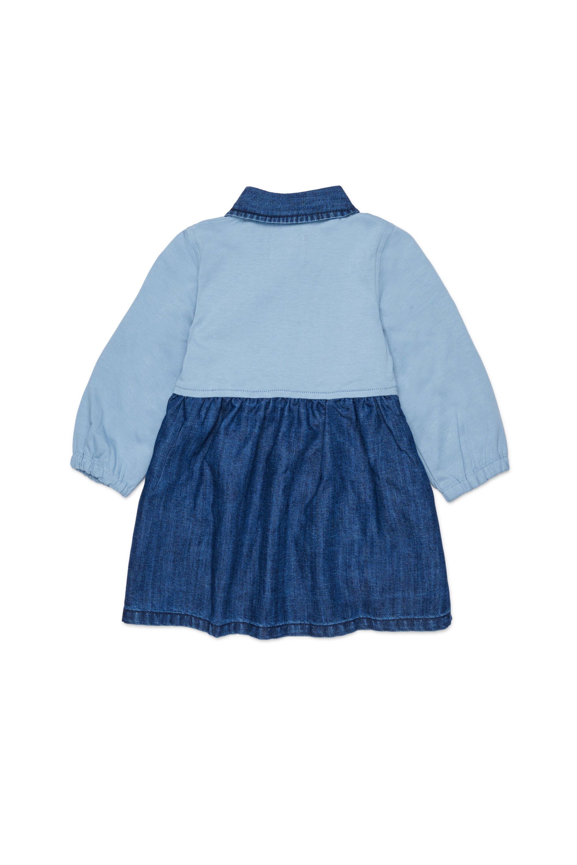 Dress with collar and logo