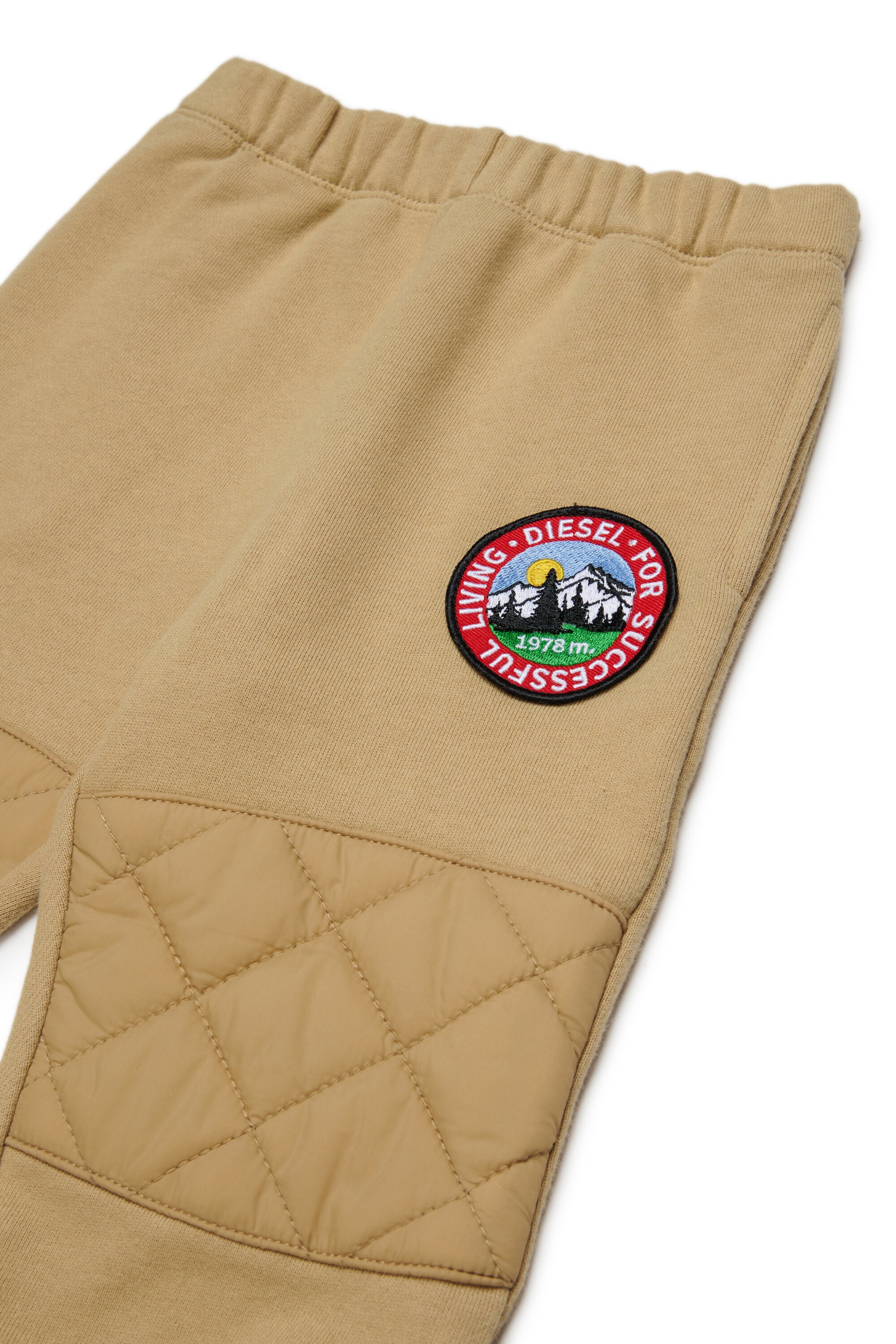 Sweatpants with patch