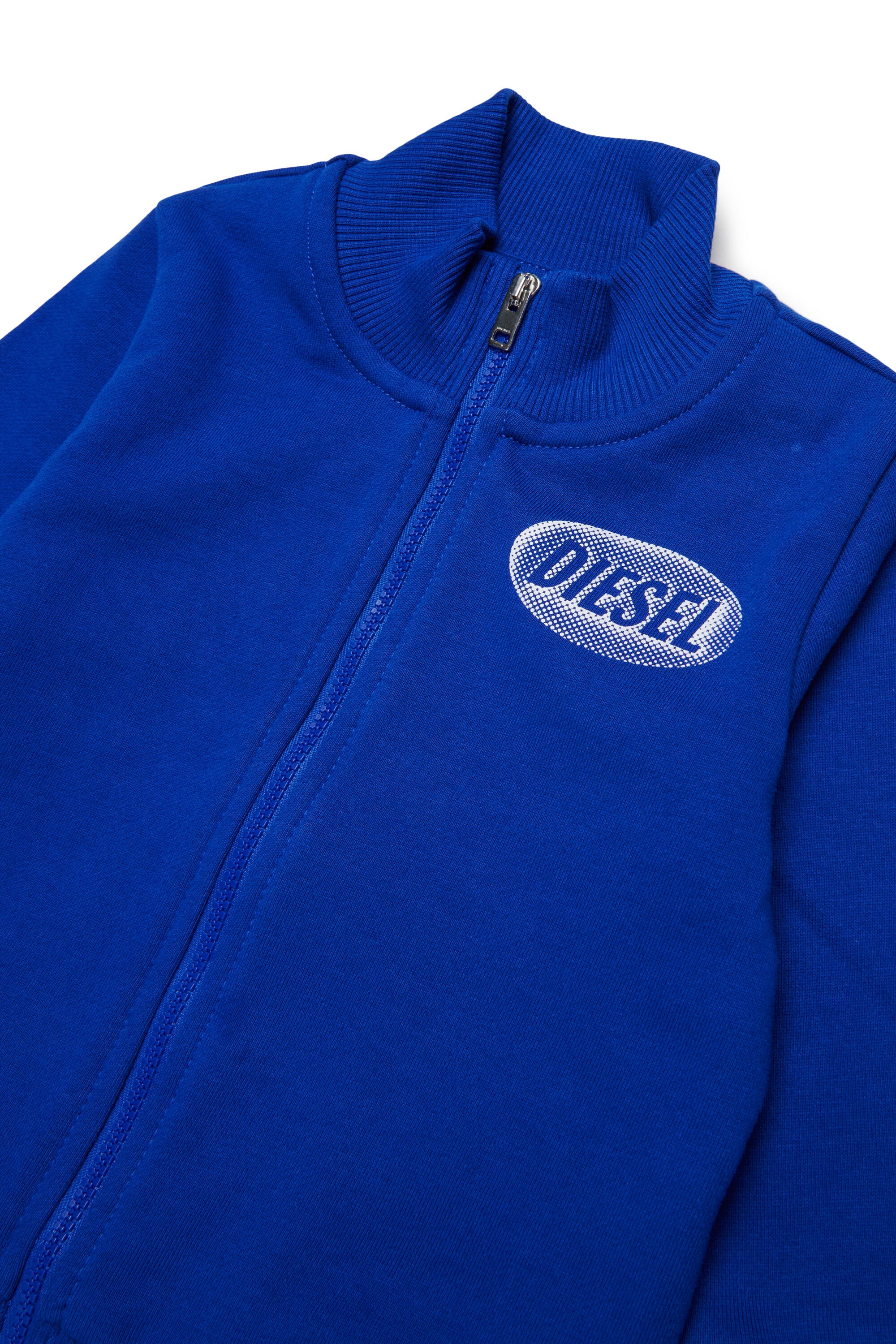 Zip-up sweatshirt with logo