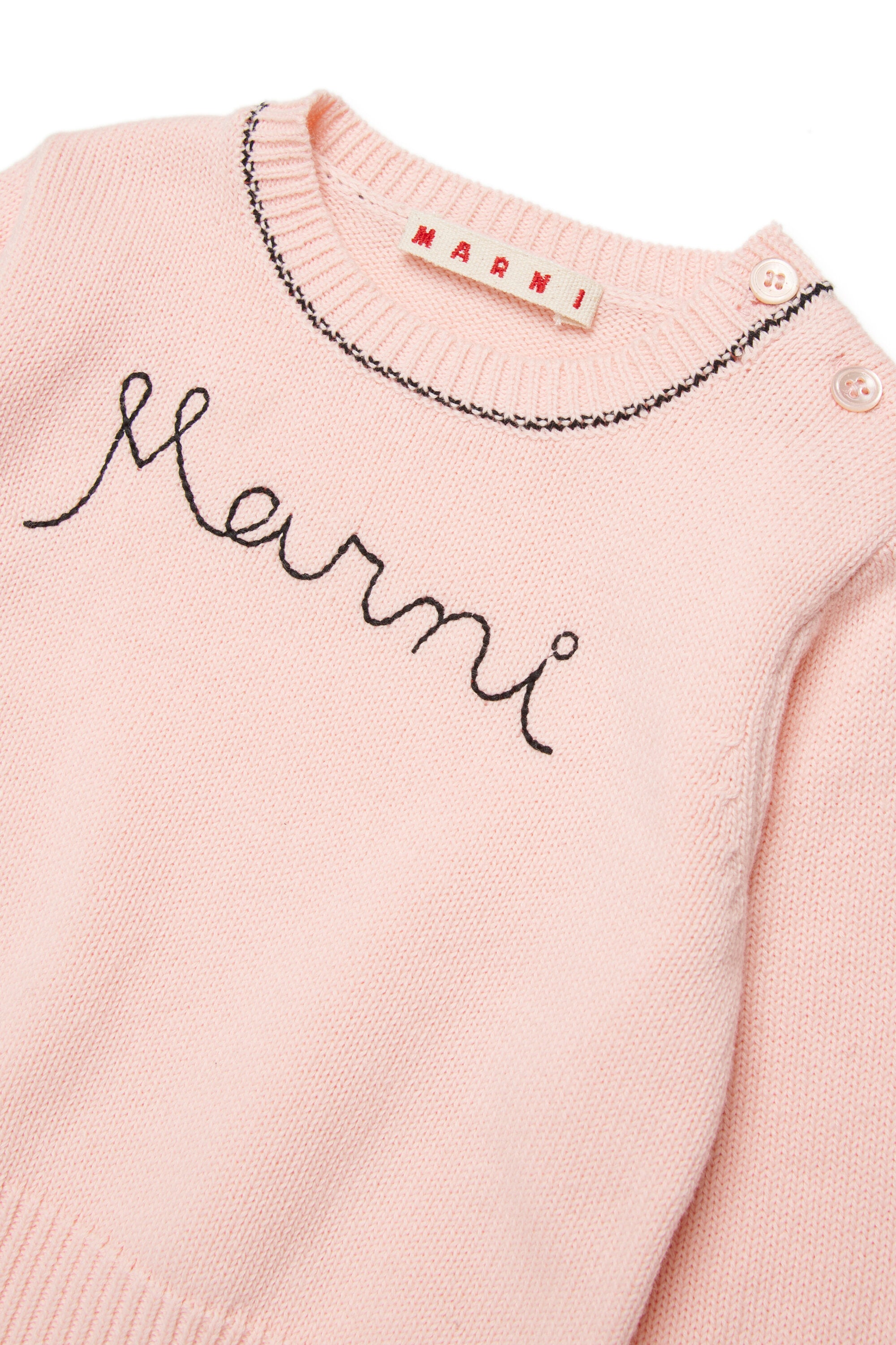 Crew neck pullover with logo